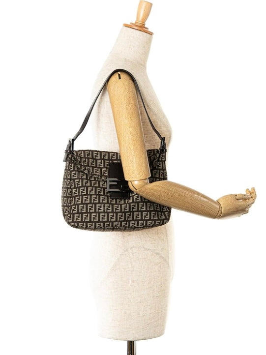 Fendi mamma double flap monogram pink