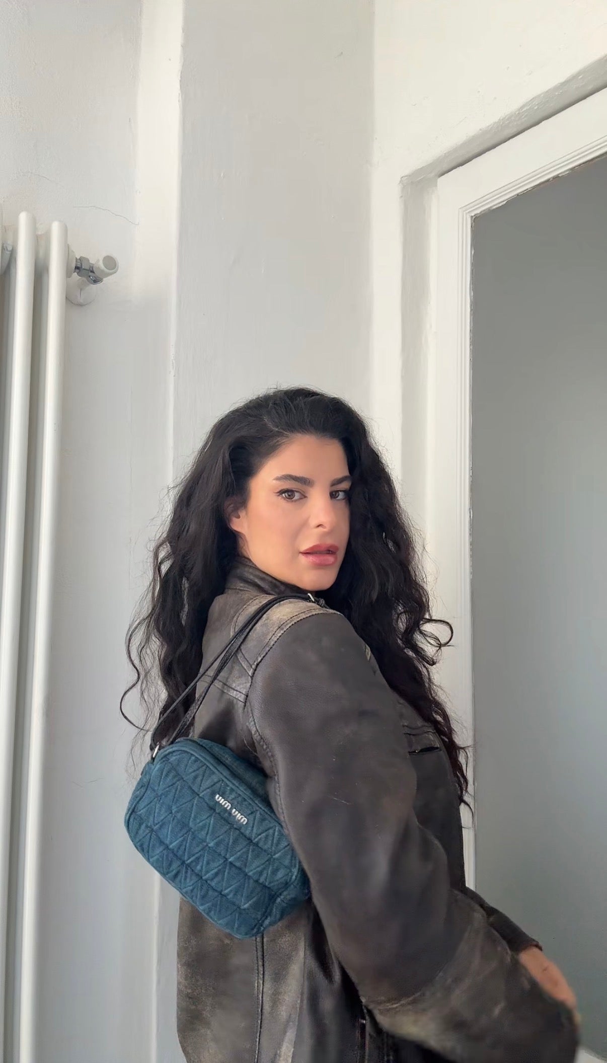 Miu Miu pochette denim