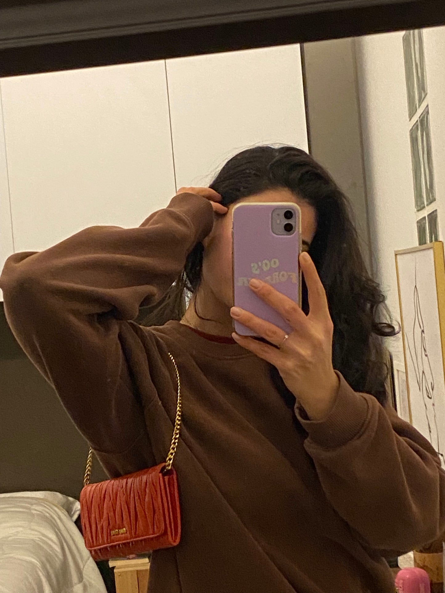 Miu Miu matelasse clutch bag