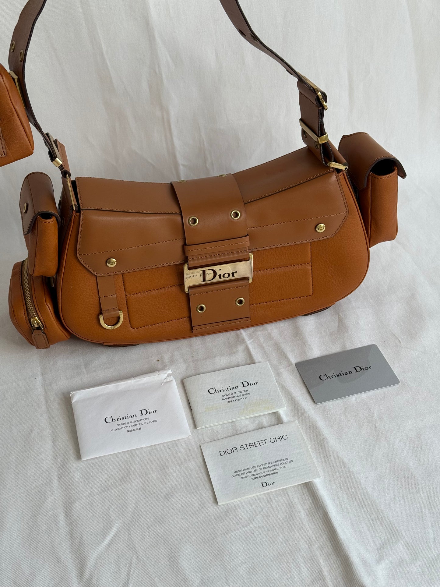 Dior columbus multipocket tan brown