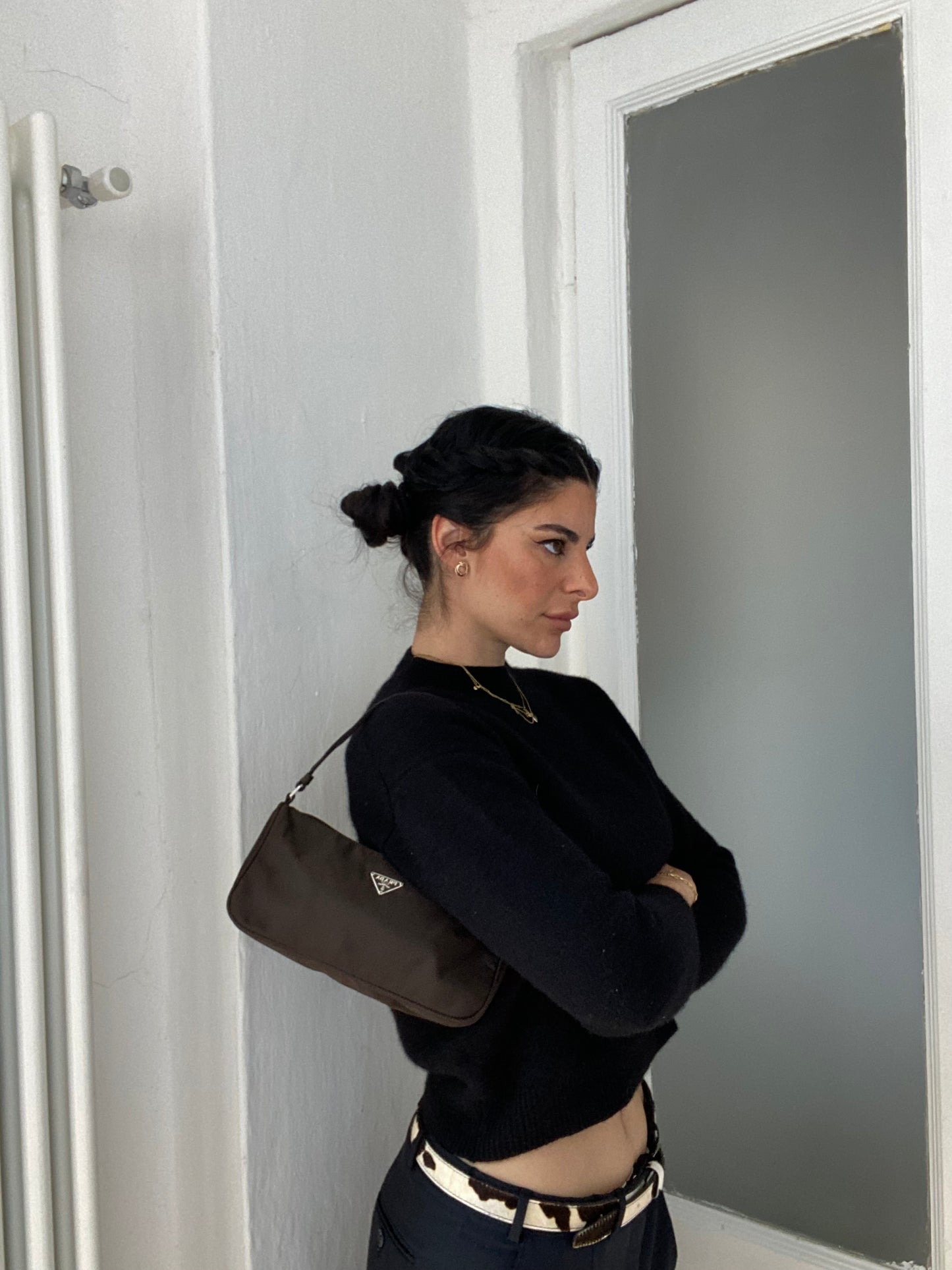 Prada hobo 2002 black