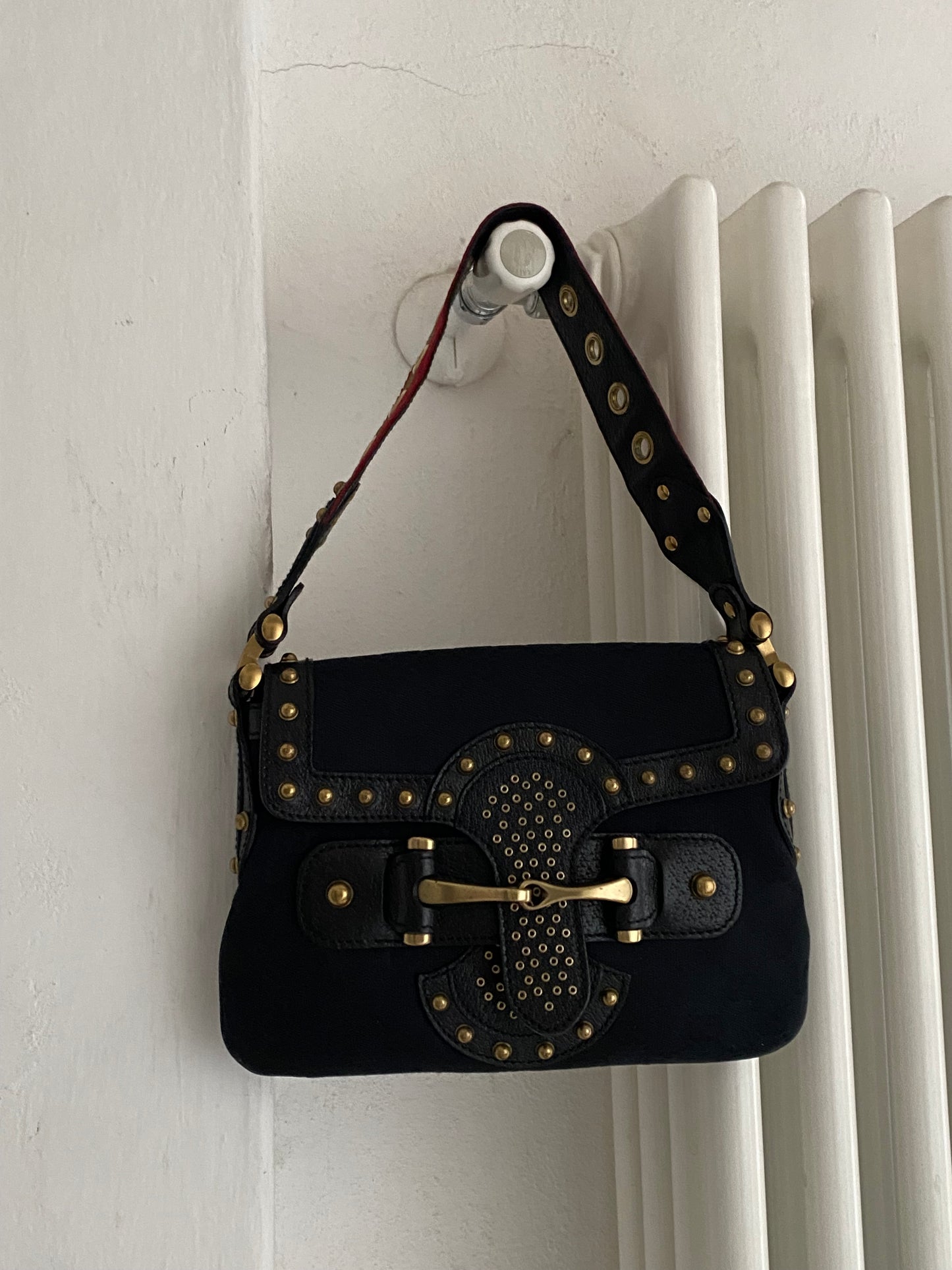 Gucci Pelham horsebit monogram nero