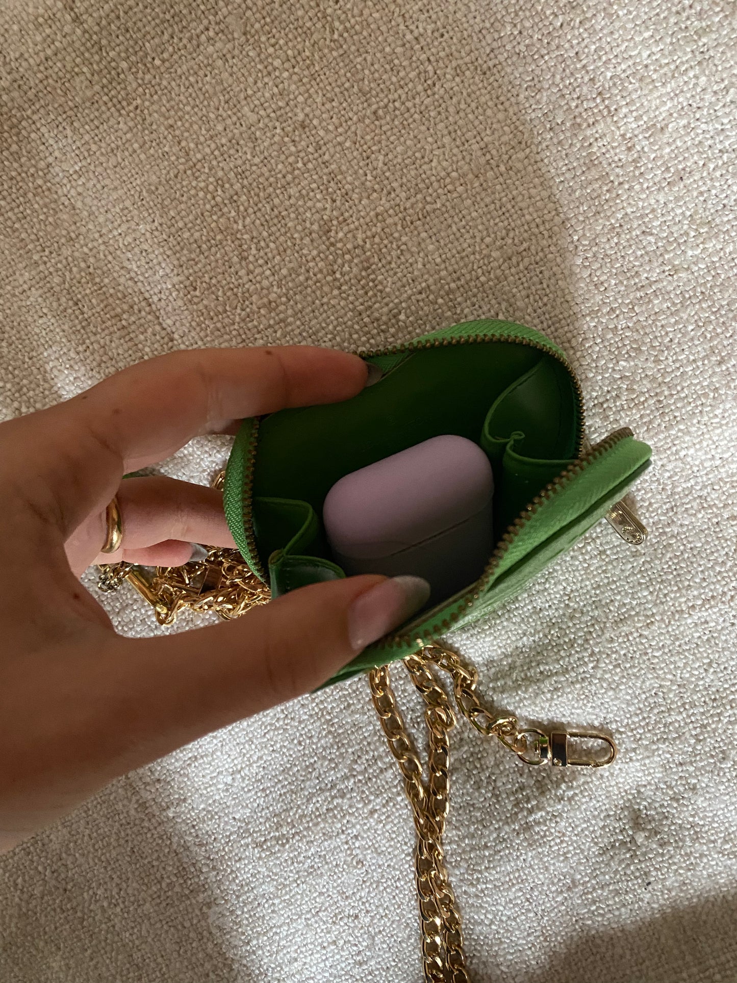 Louis Vuitton Belt/Minibag with Love Coin Purse
