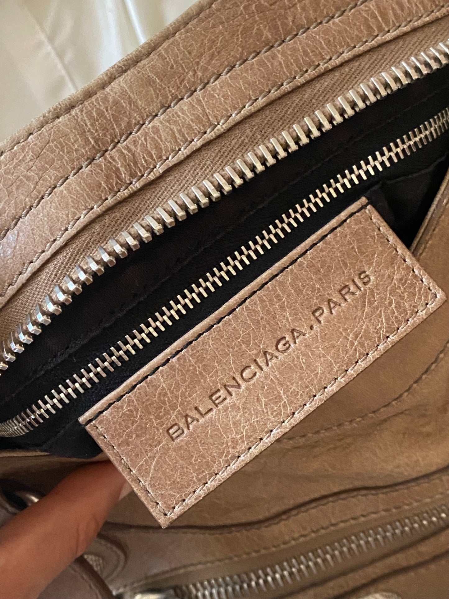 Balenciaga city seigle giant hw silver f/w 2010