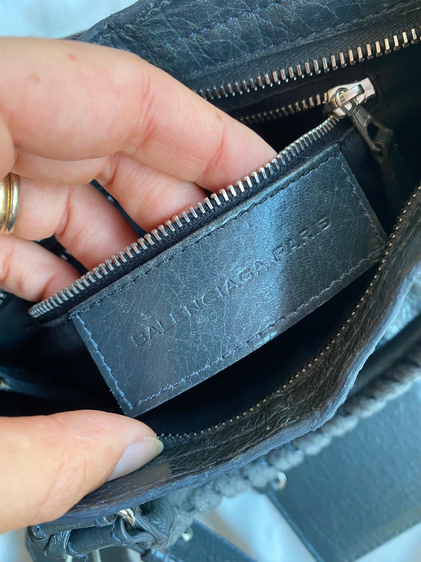 Balenciaga mini city anthracite f/w 2013