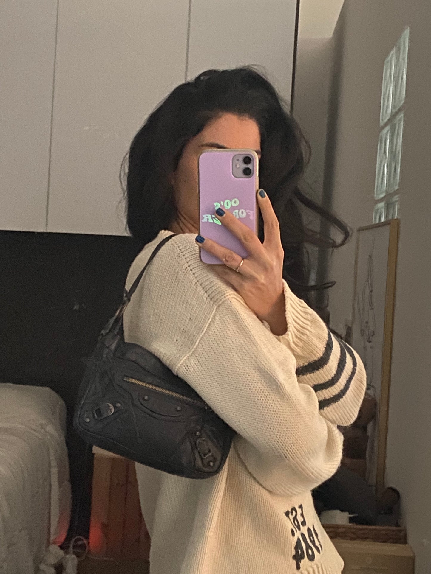 Balenciaga hip black