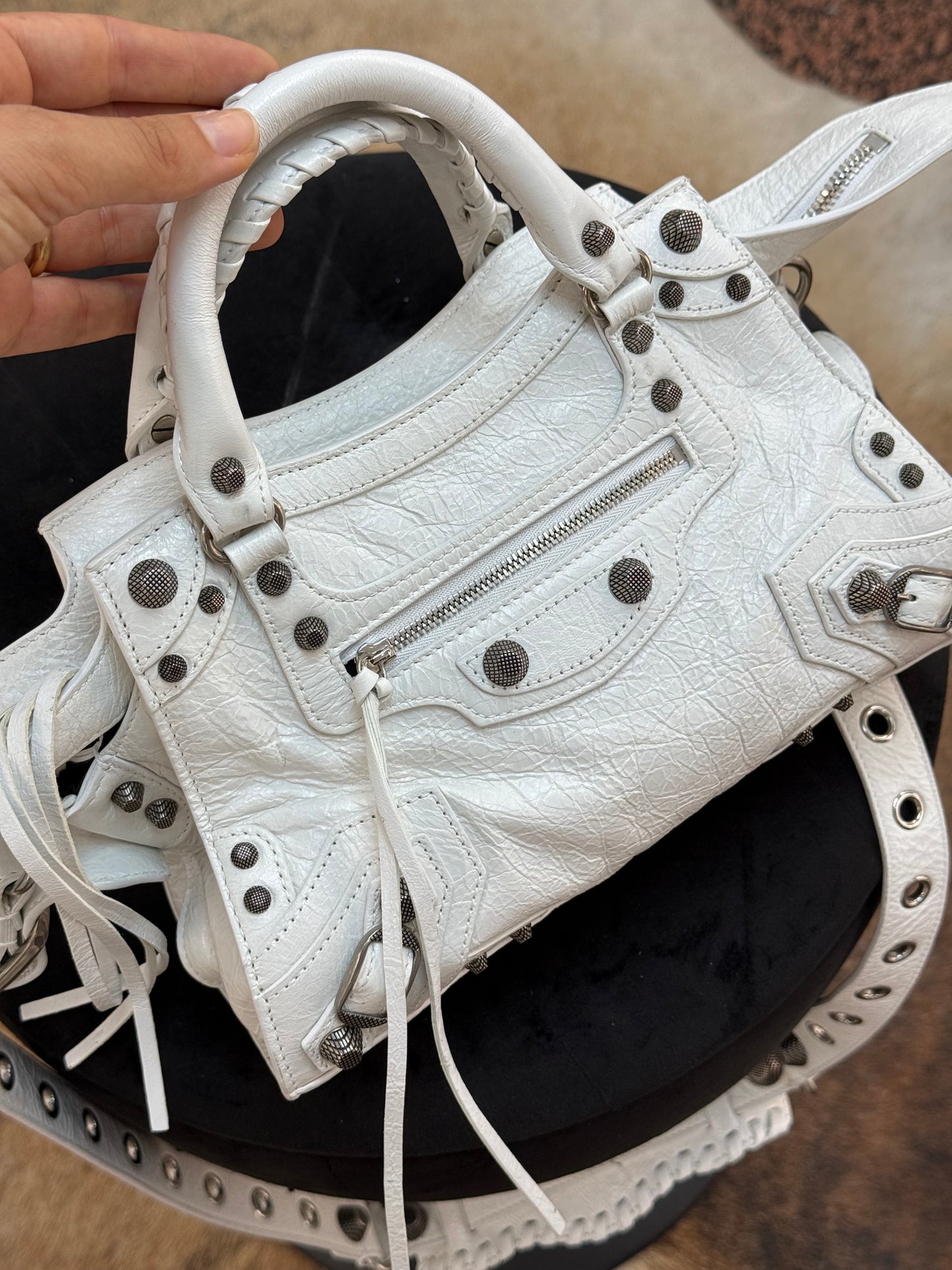 Balenciaga neo cagole city XS bianca