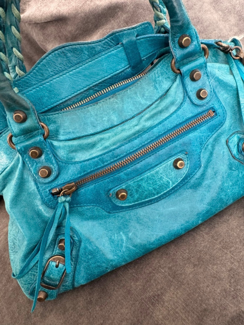 Balenciaga first turquoise ss 2005