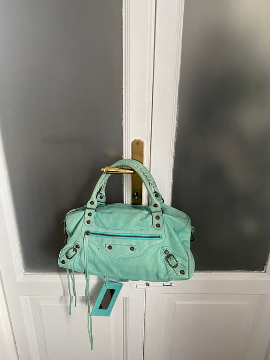 Balenciaga twiggy mint green