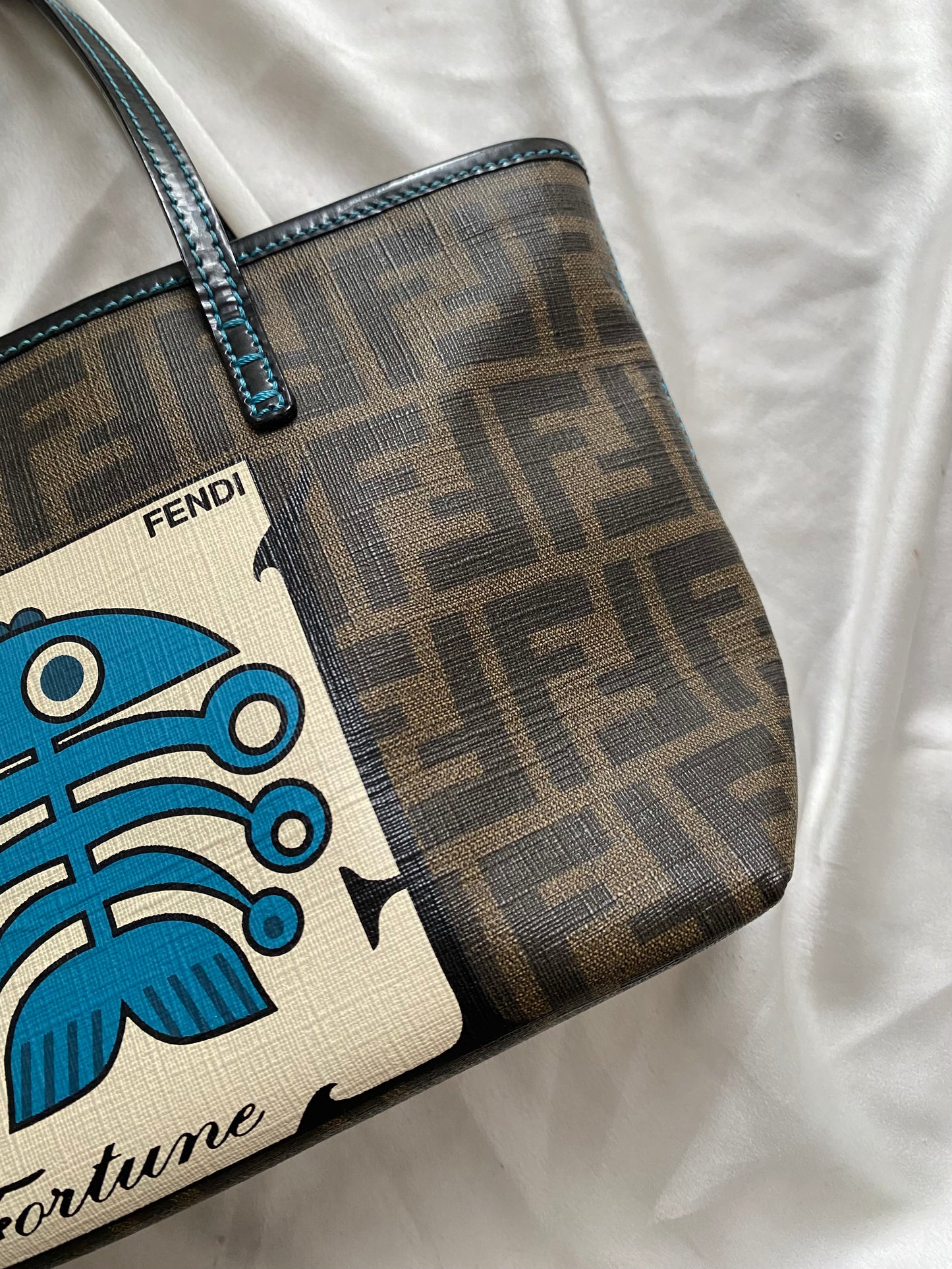 Fendi Fortune limited edition pumpkin mini tote