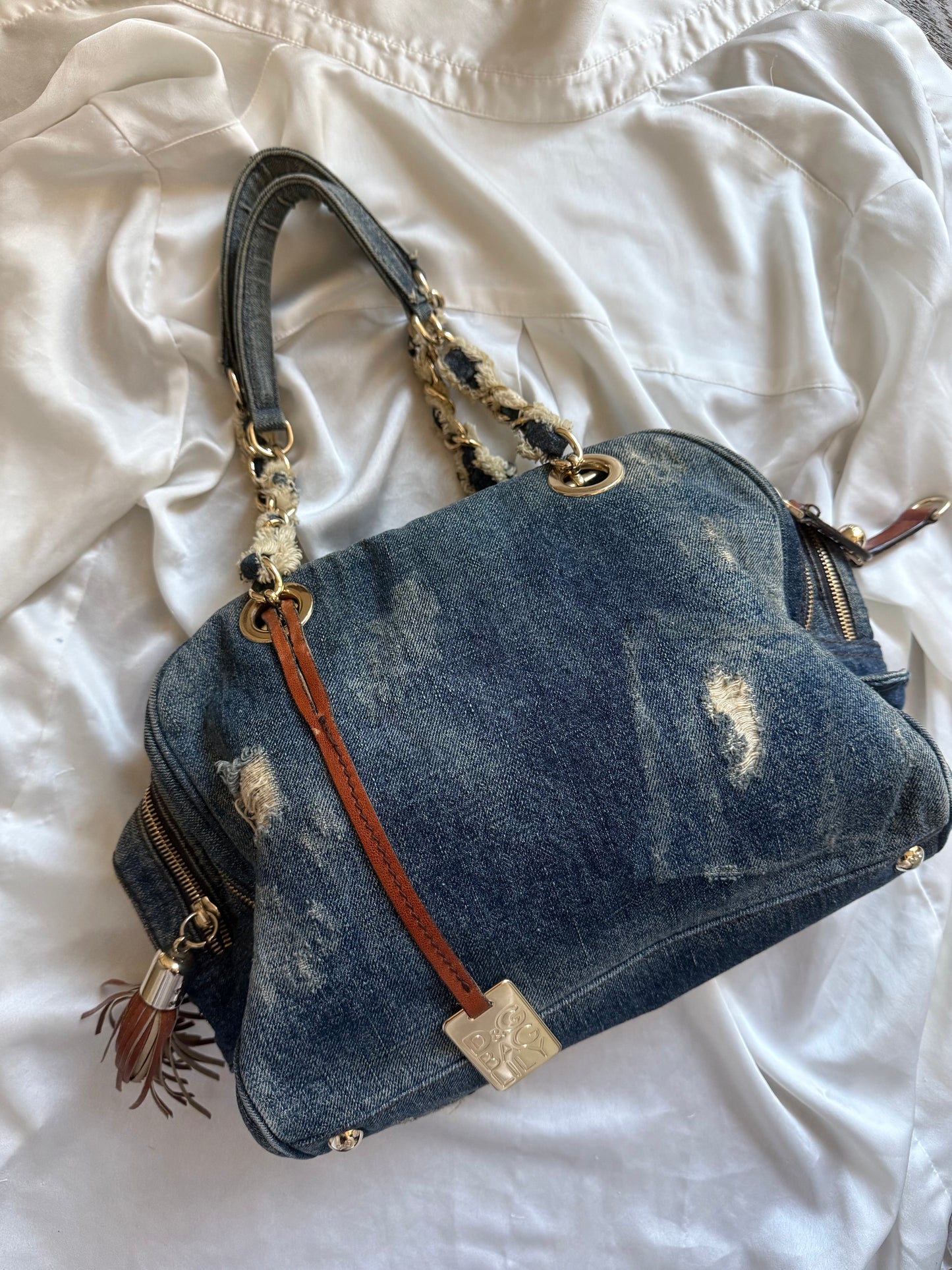 Dolce&Gabbana lily glam bag denim