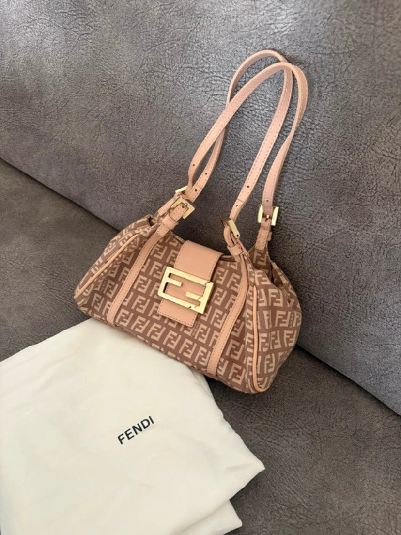 Fendi mini sporty croissant powder