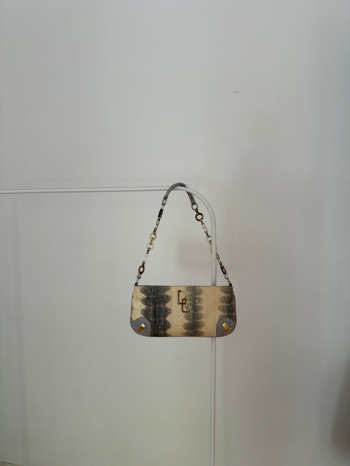 Dolce&Gabbana pochette pitone chain