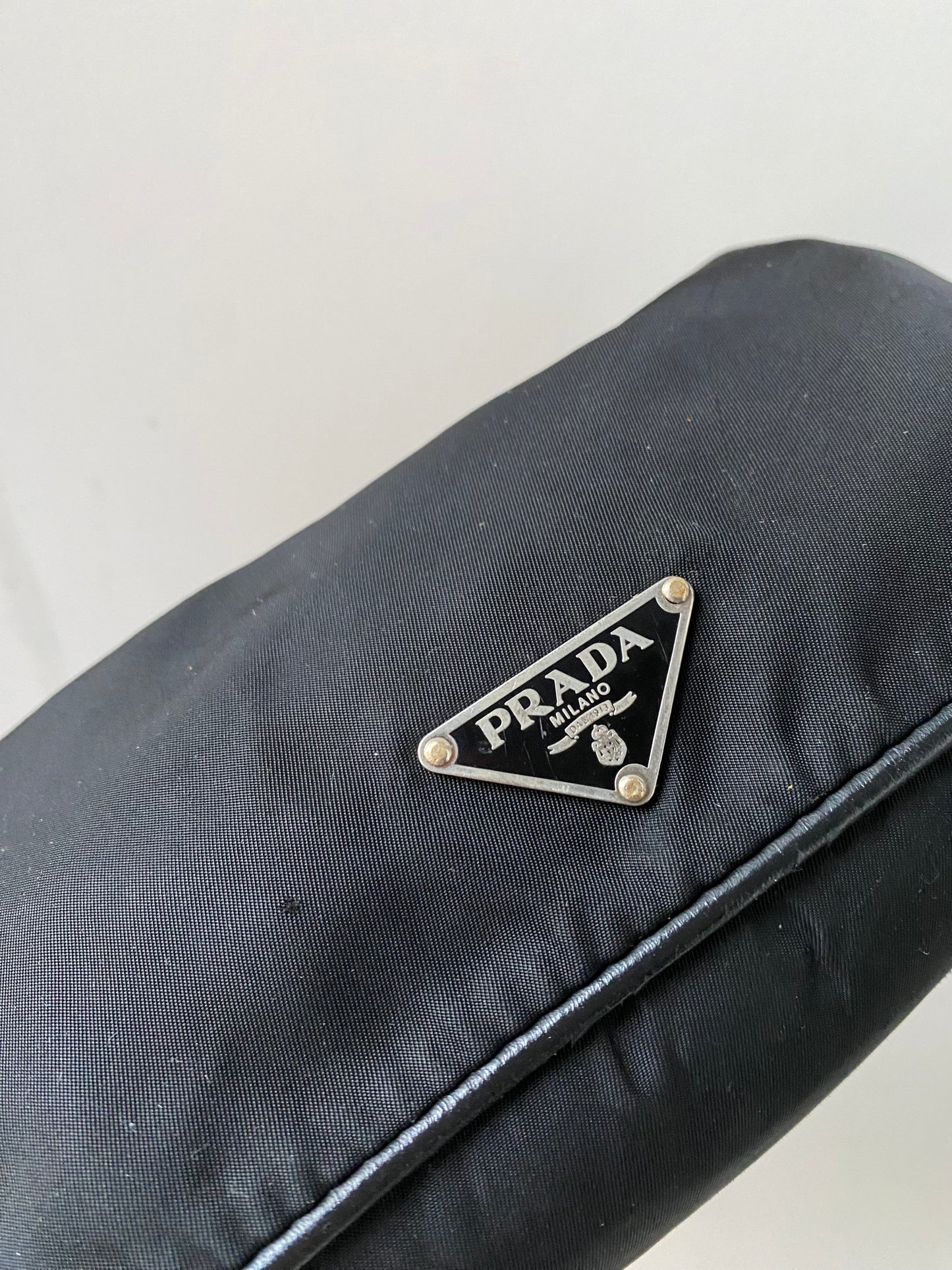 Prada spalla nylon e pelle