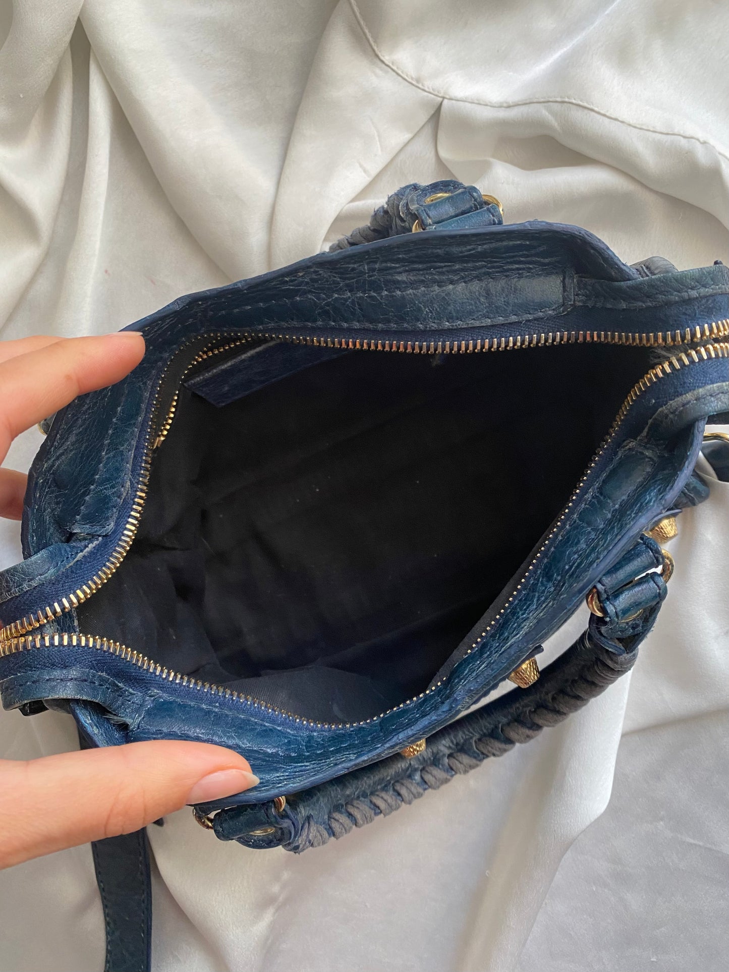 Balenciaga mini city bleu mineral s/s 2013