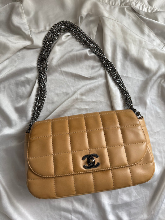 Chanel maxi chocolate bar 4 chains