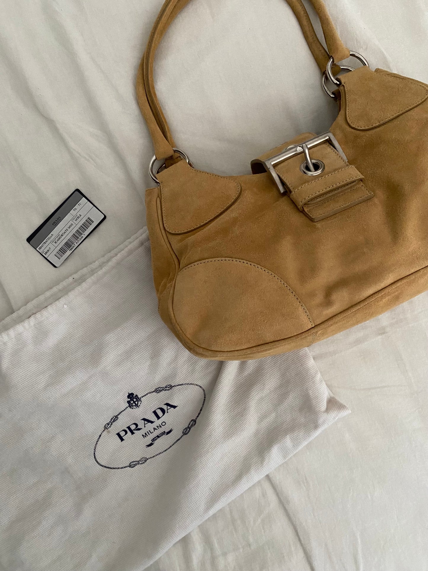 Prada moon suede honey