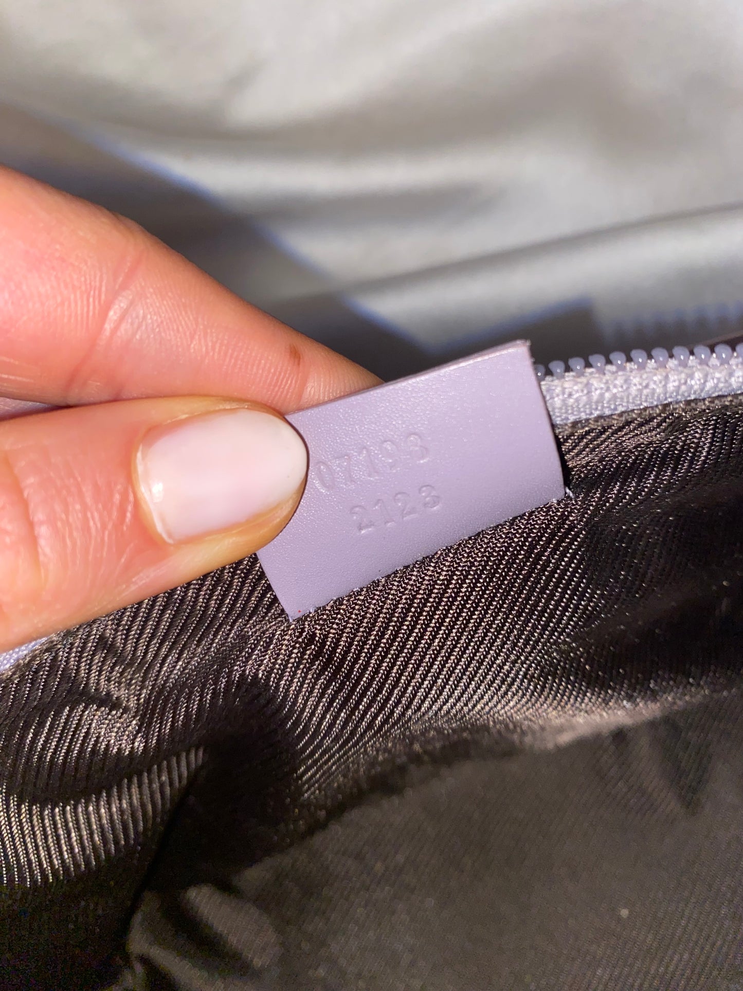 Gucci boat baguette lilac