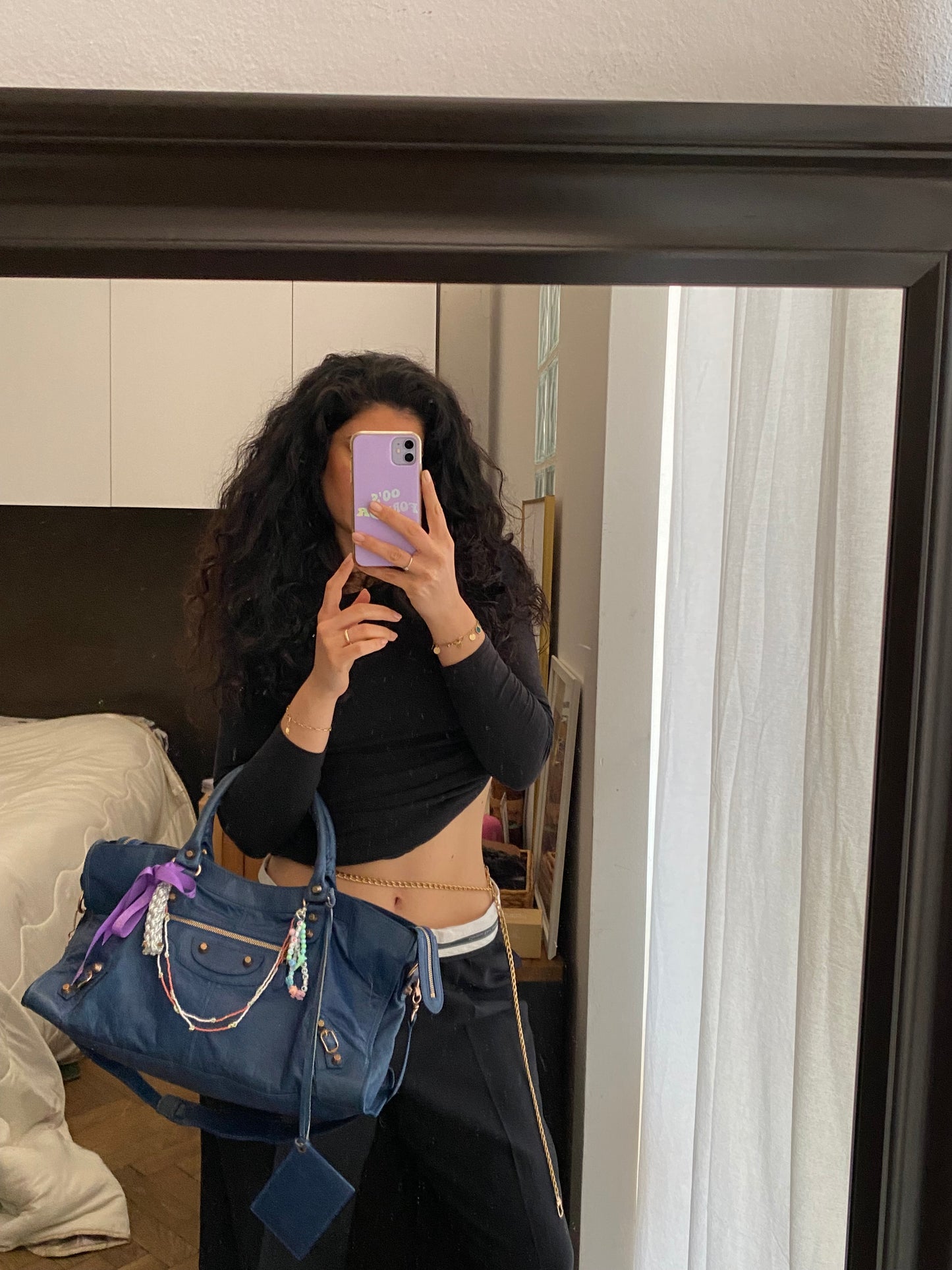 Balenciaga city bleu cobalt s/s 2012 giant hw rose gold