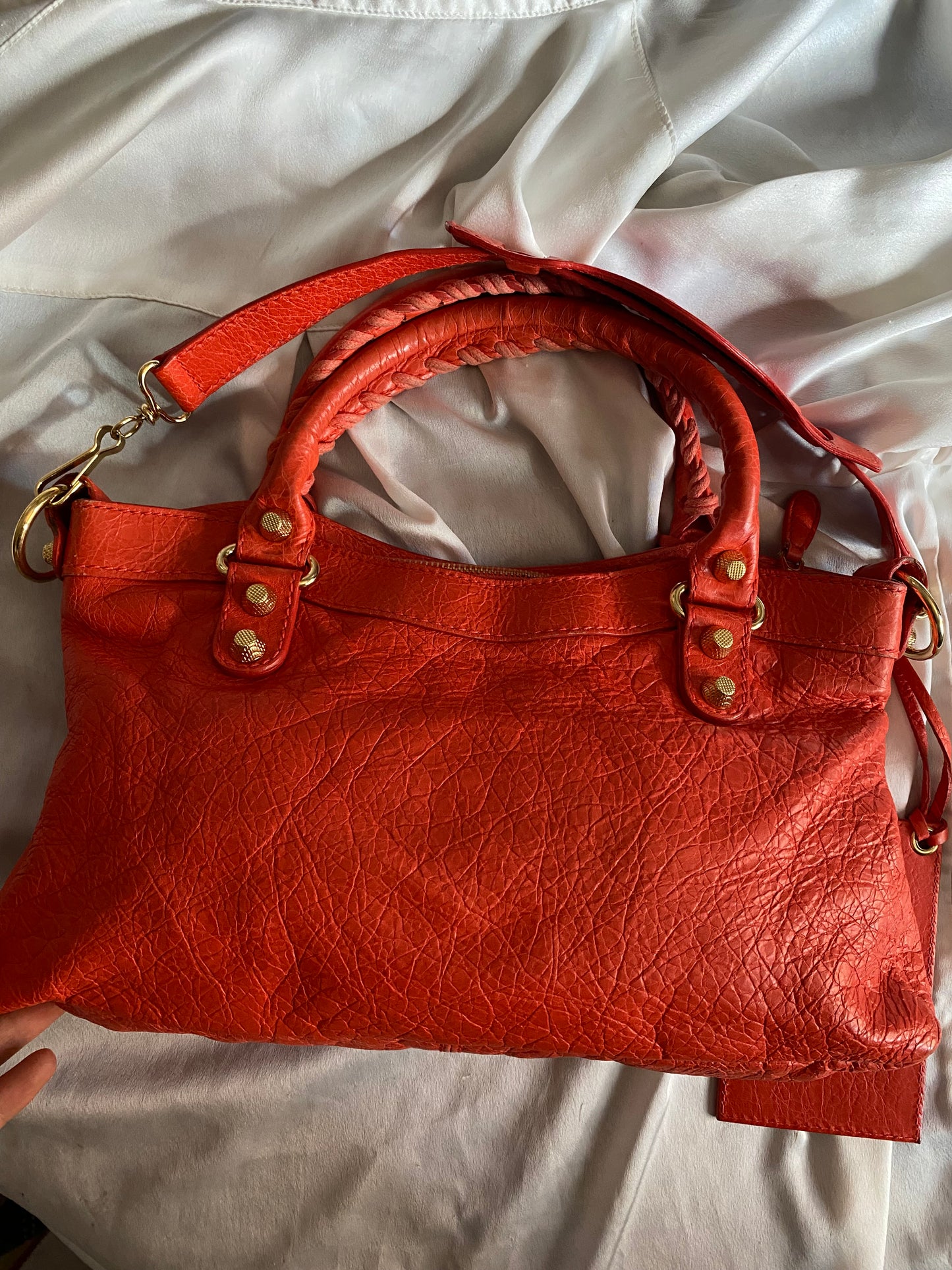 Balenciaga first rose corail ss 2013