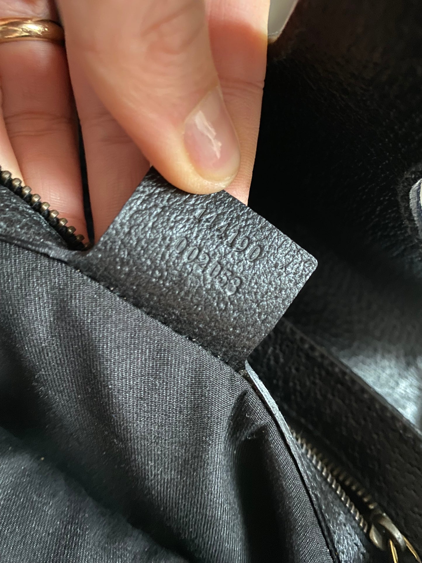 Gucci Pelham horsebit monogram nero