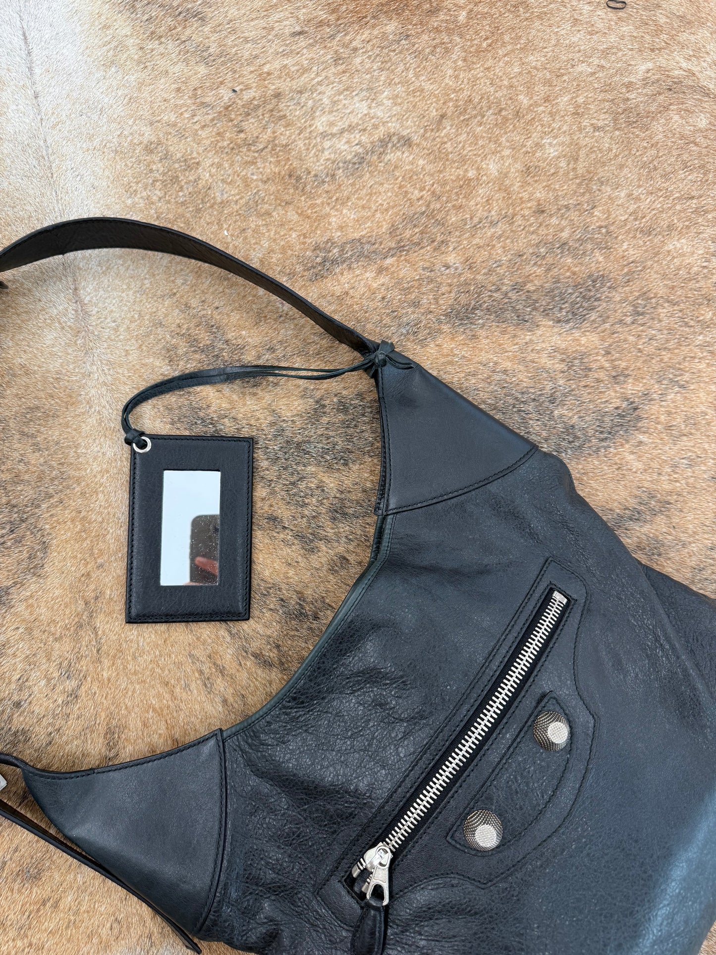 Balenciaga messenger giant hw black