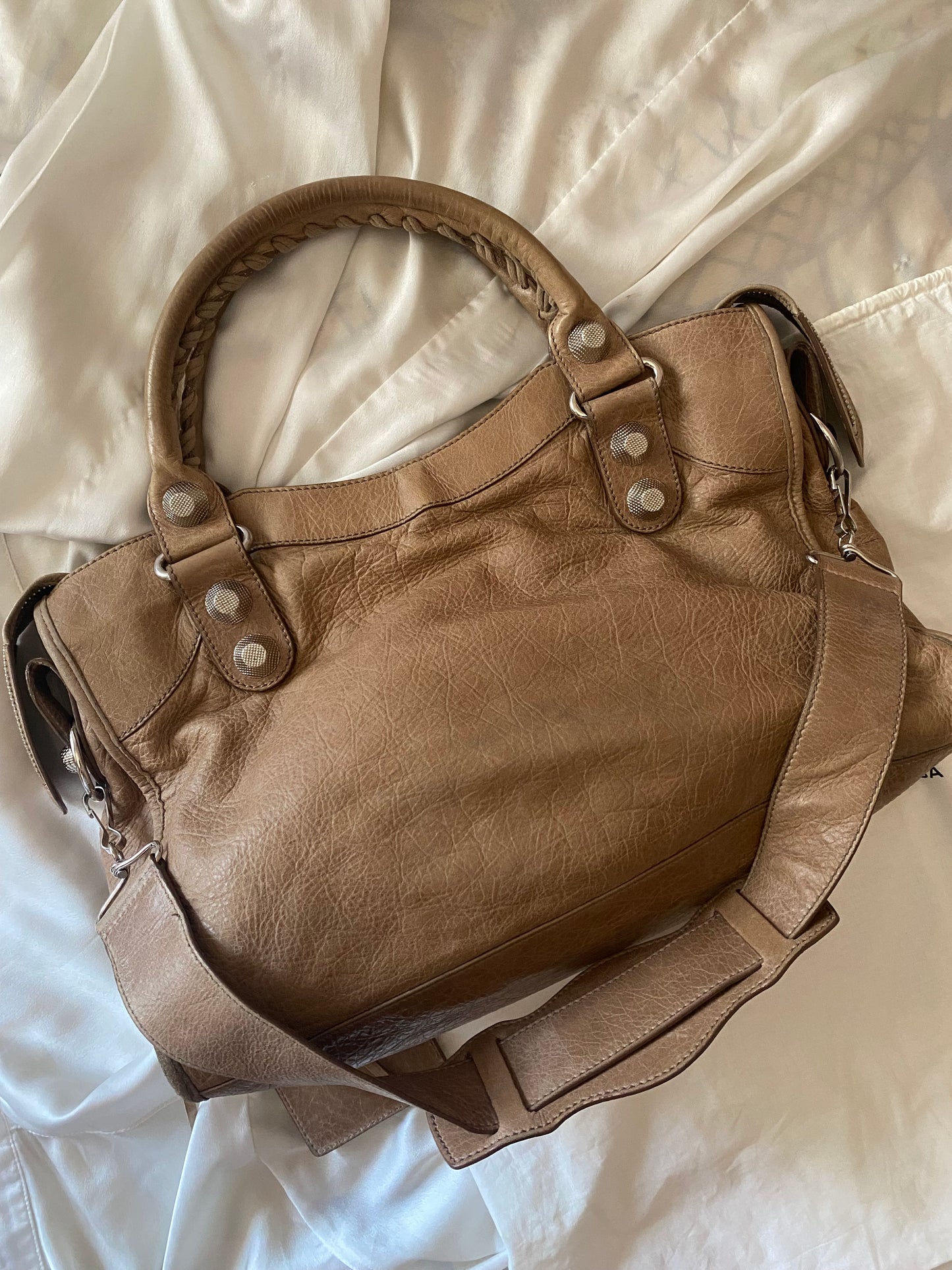 Balenciaga city seigle giant hw silver f/w 2010