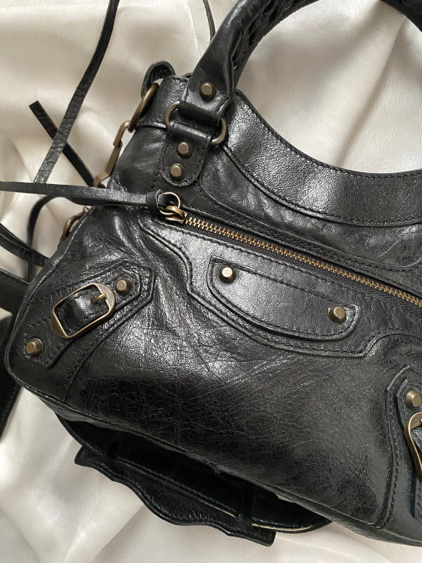 Balenciaga mini city classic chevre