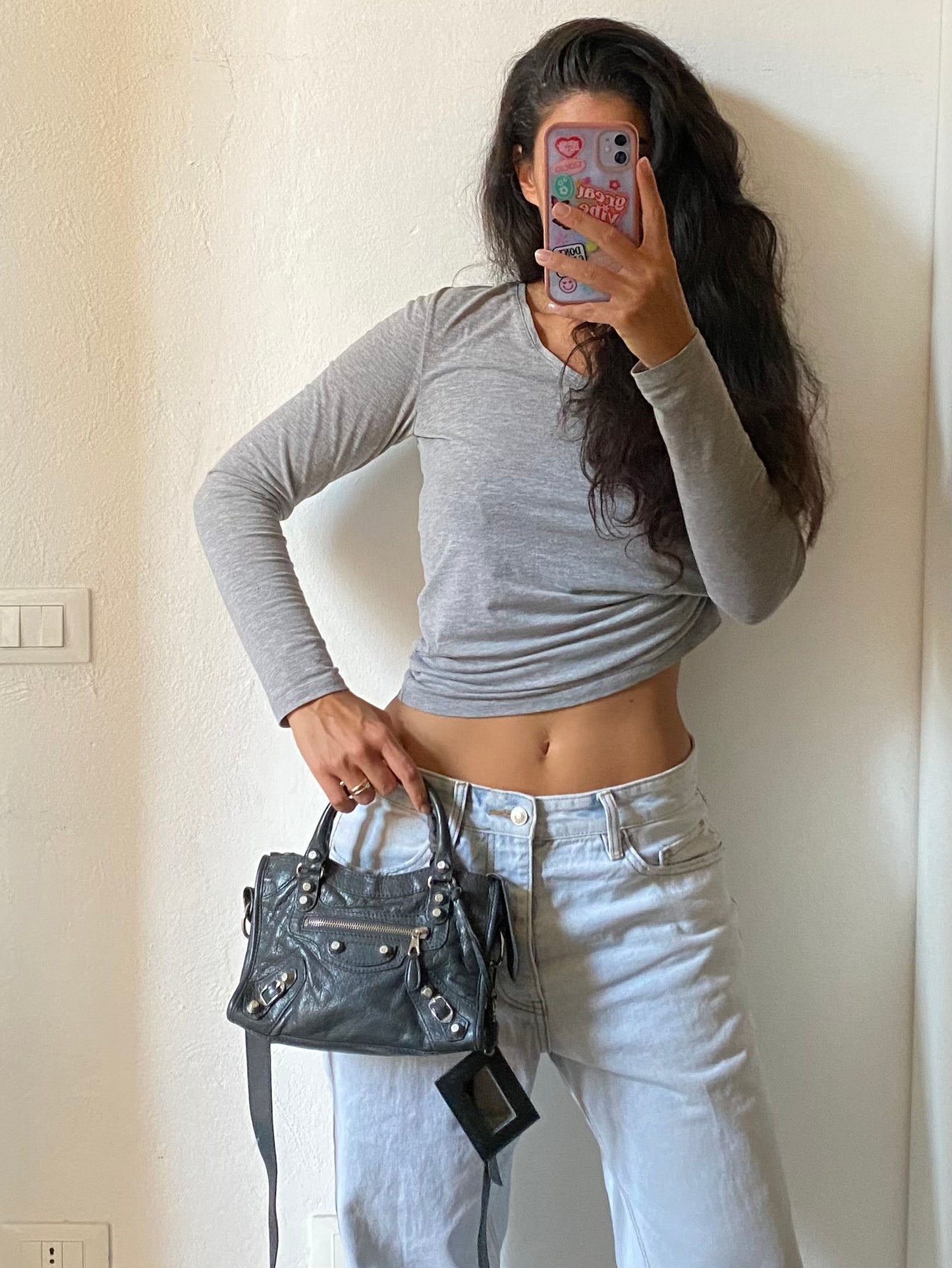 Balenciaga mini city anthracite f/w 2013