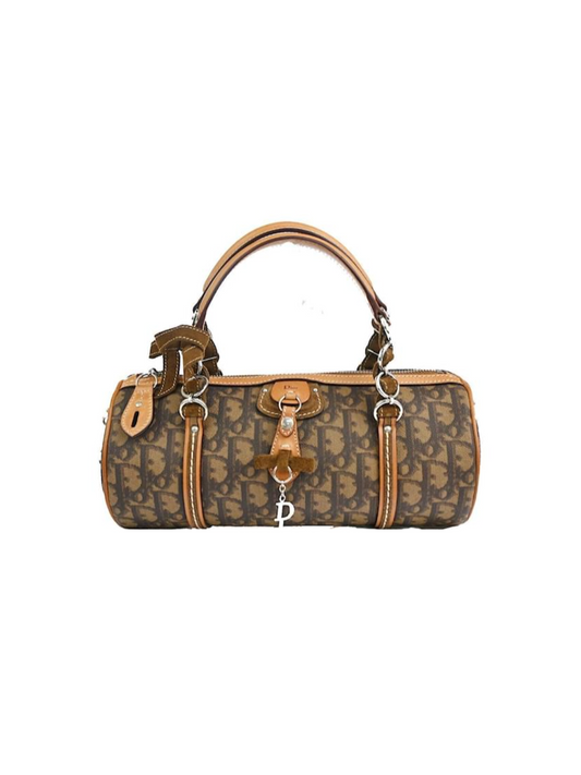 Dior Trotter brown and beige monogram trunk