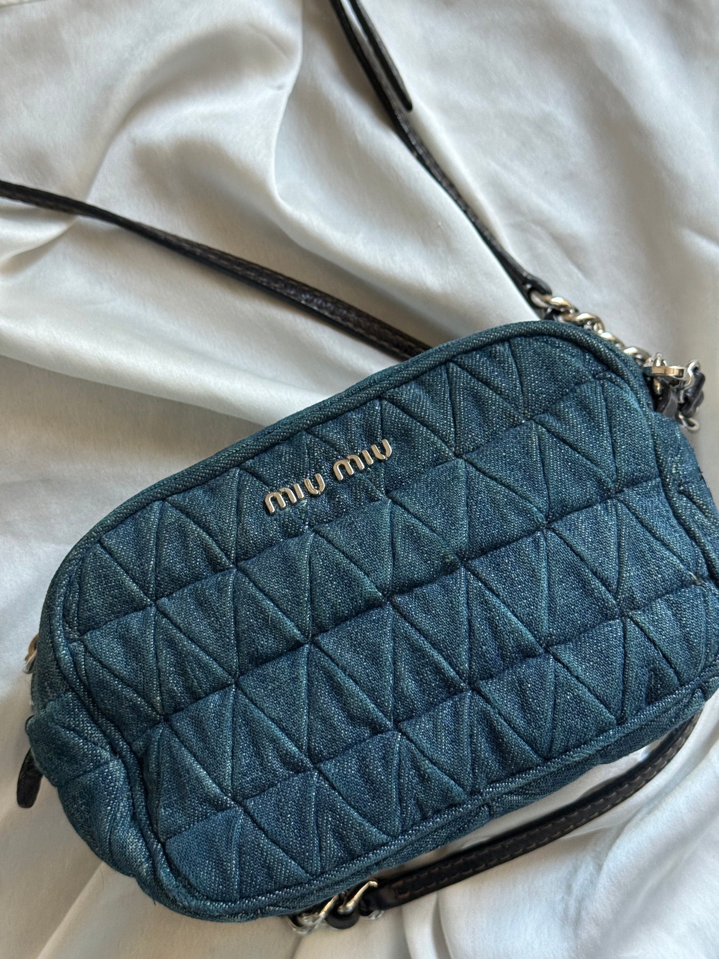 Miu Miu pochette denim