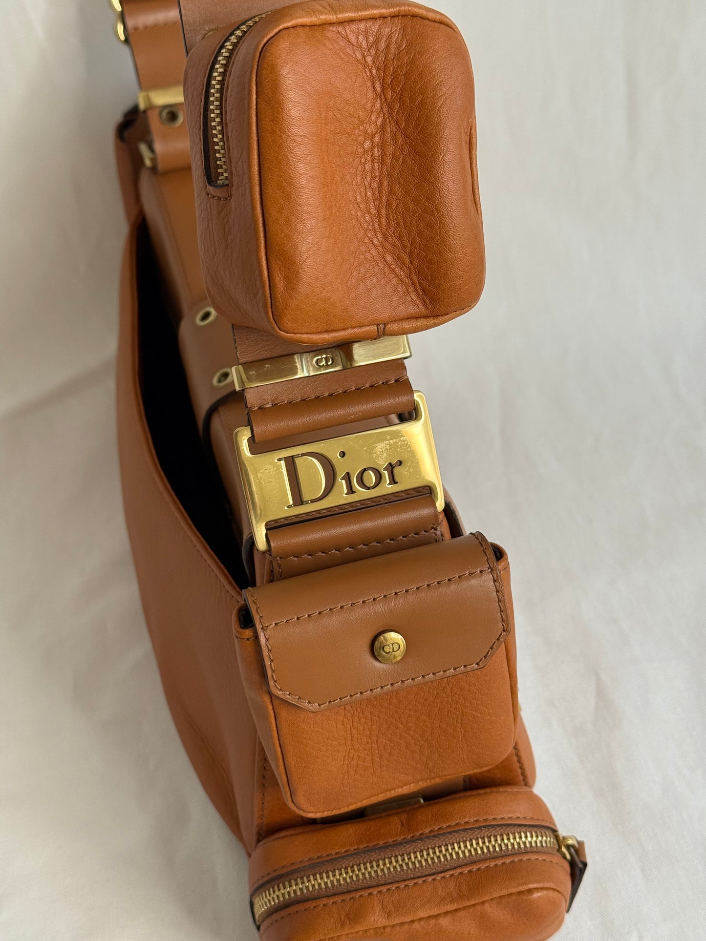 Dior columbus multipocket tan brown