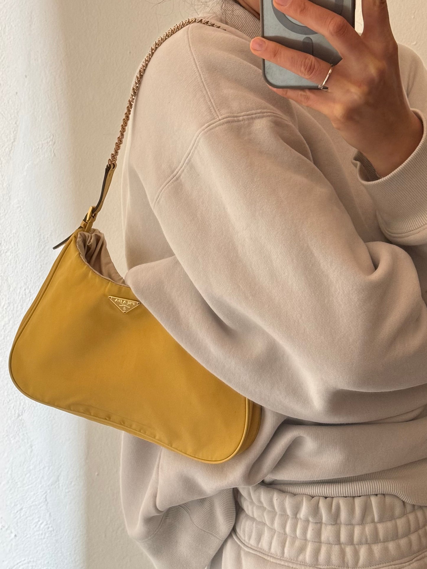 Prada hobo cleo vintage sole