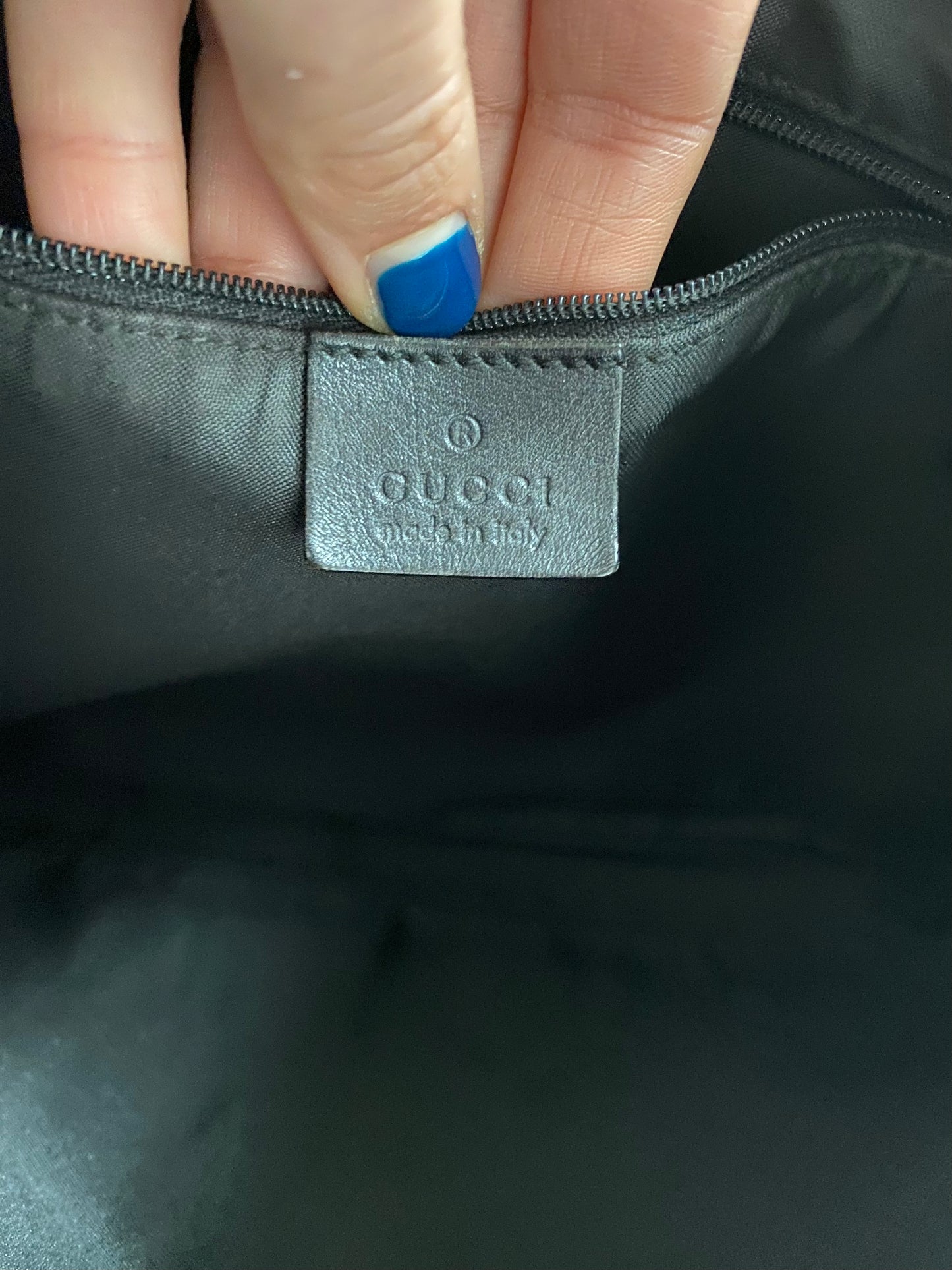 Gucci Jackie monogram black silver hardware era Tom Ford