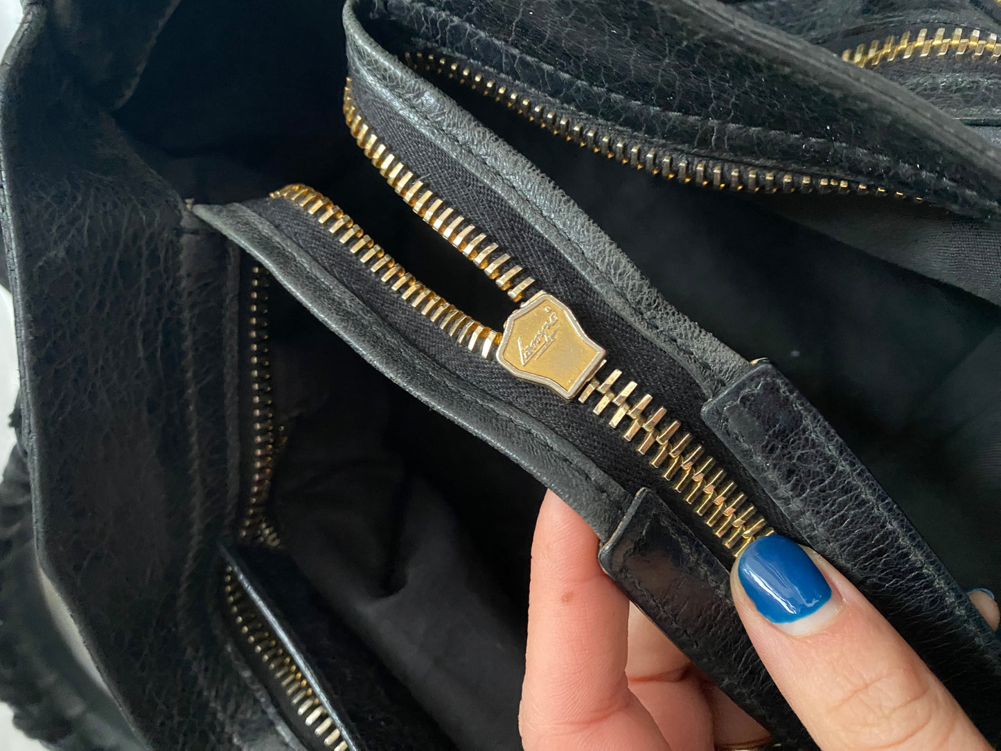 Balenciaga city anthracite giant hw gold