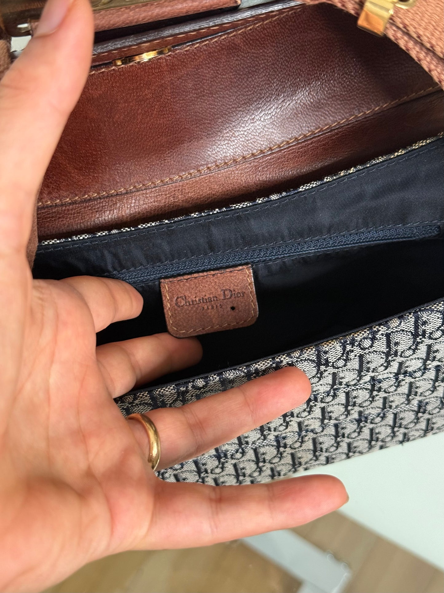 Dior columbus multipocket monogram navy