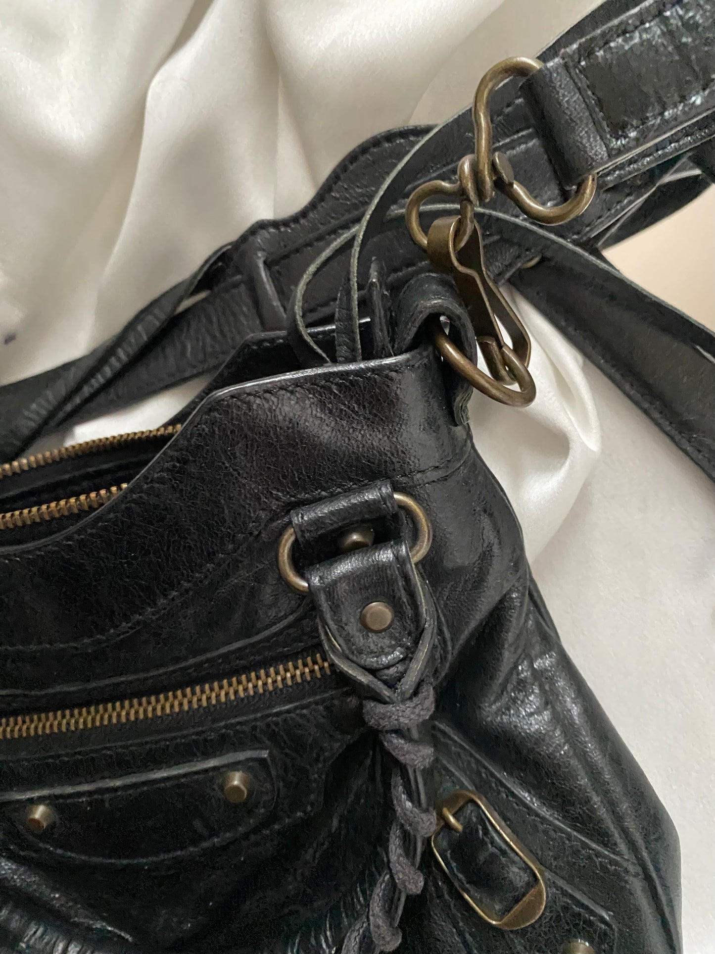 Balenciaga mini city classic chevre