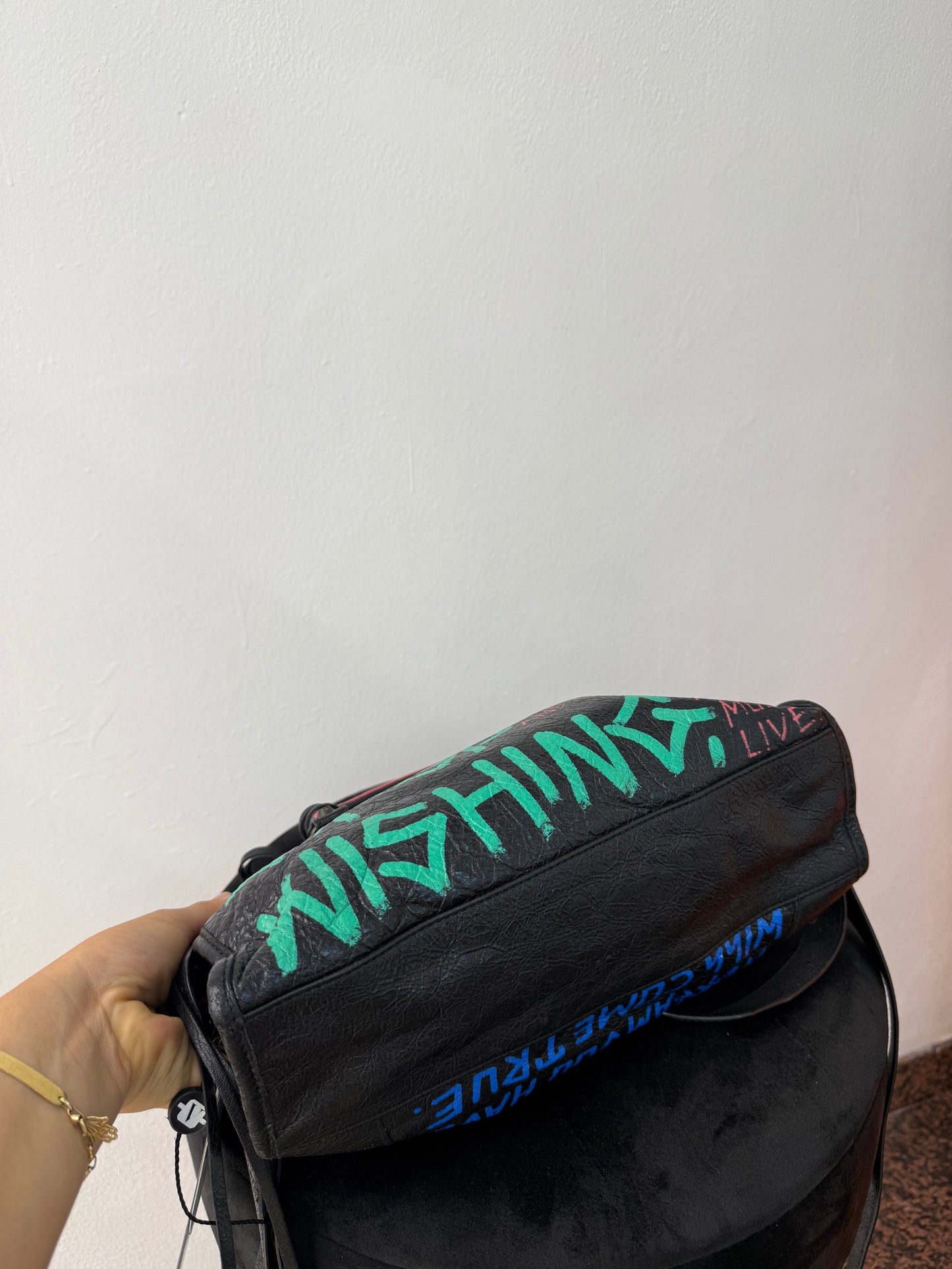 Balenciaga city graffiti small f/w 2018