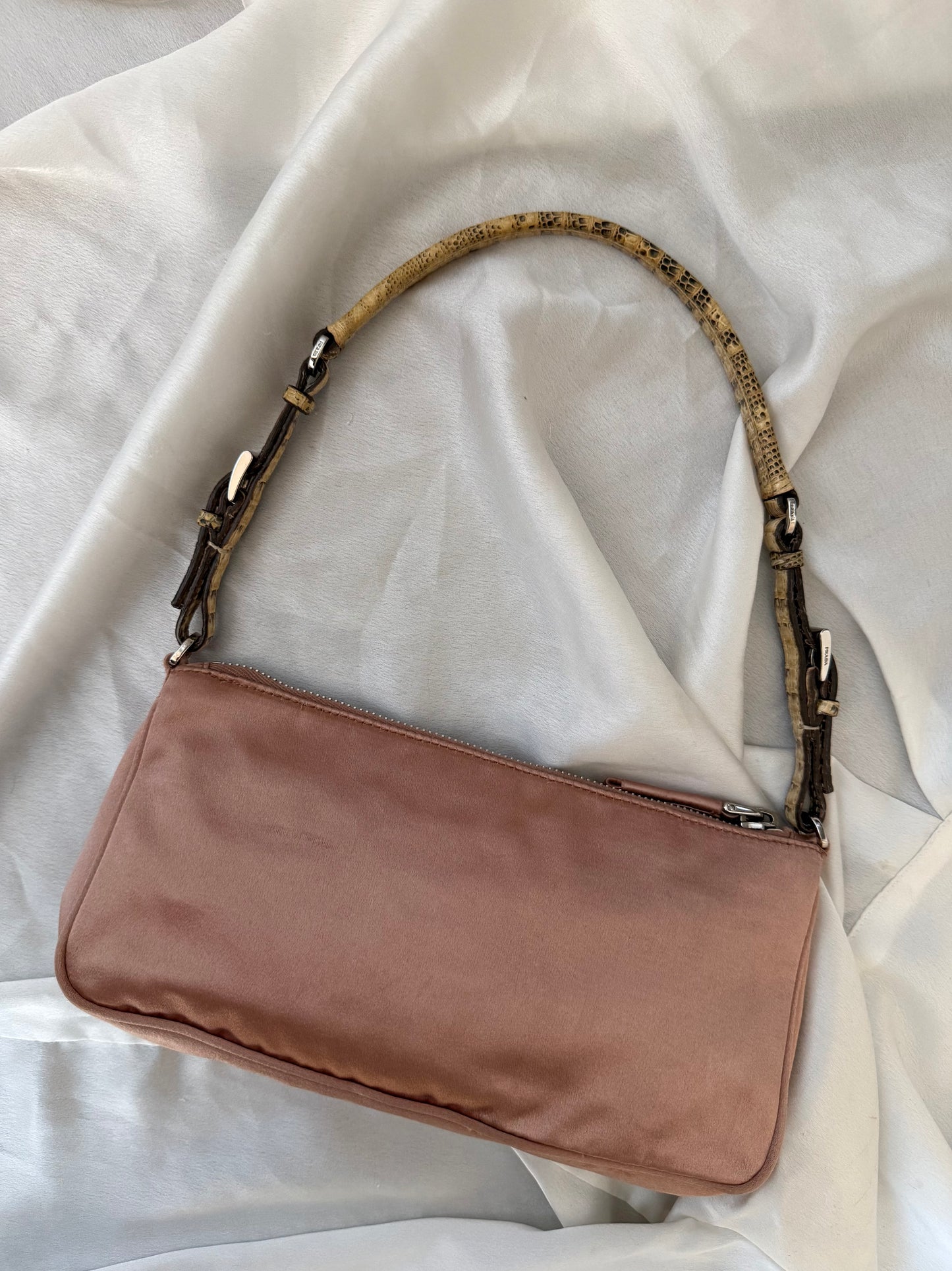 Prada hobo 2002 seta e pitone