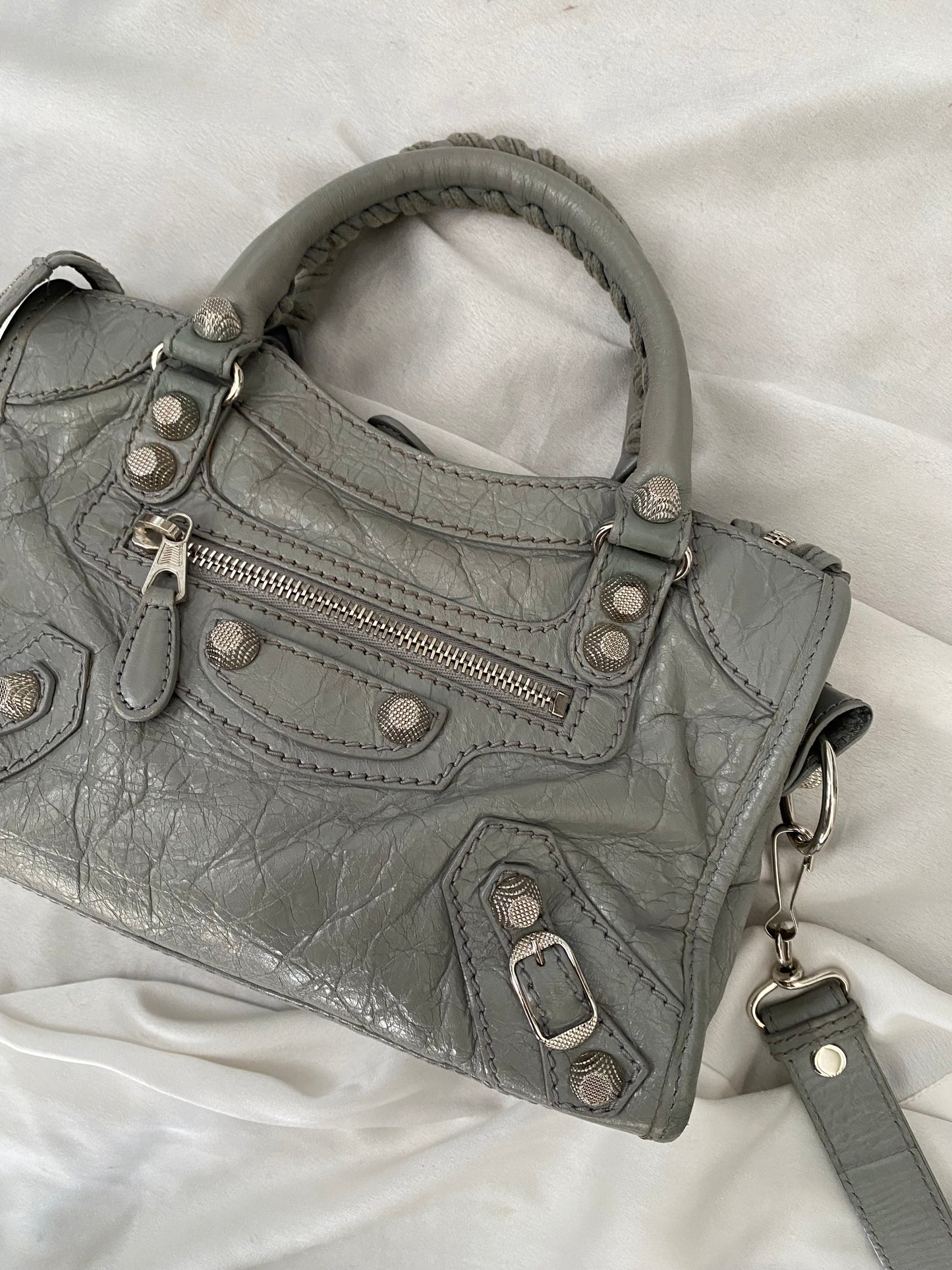 Balenciaga mini city gris s/s 2020