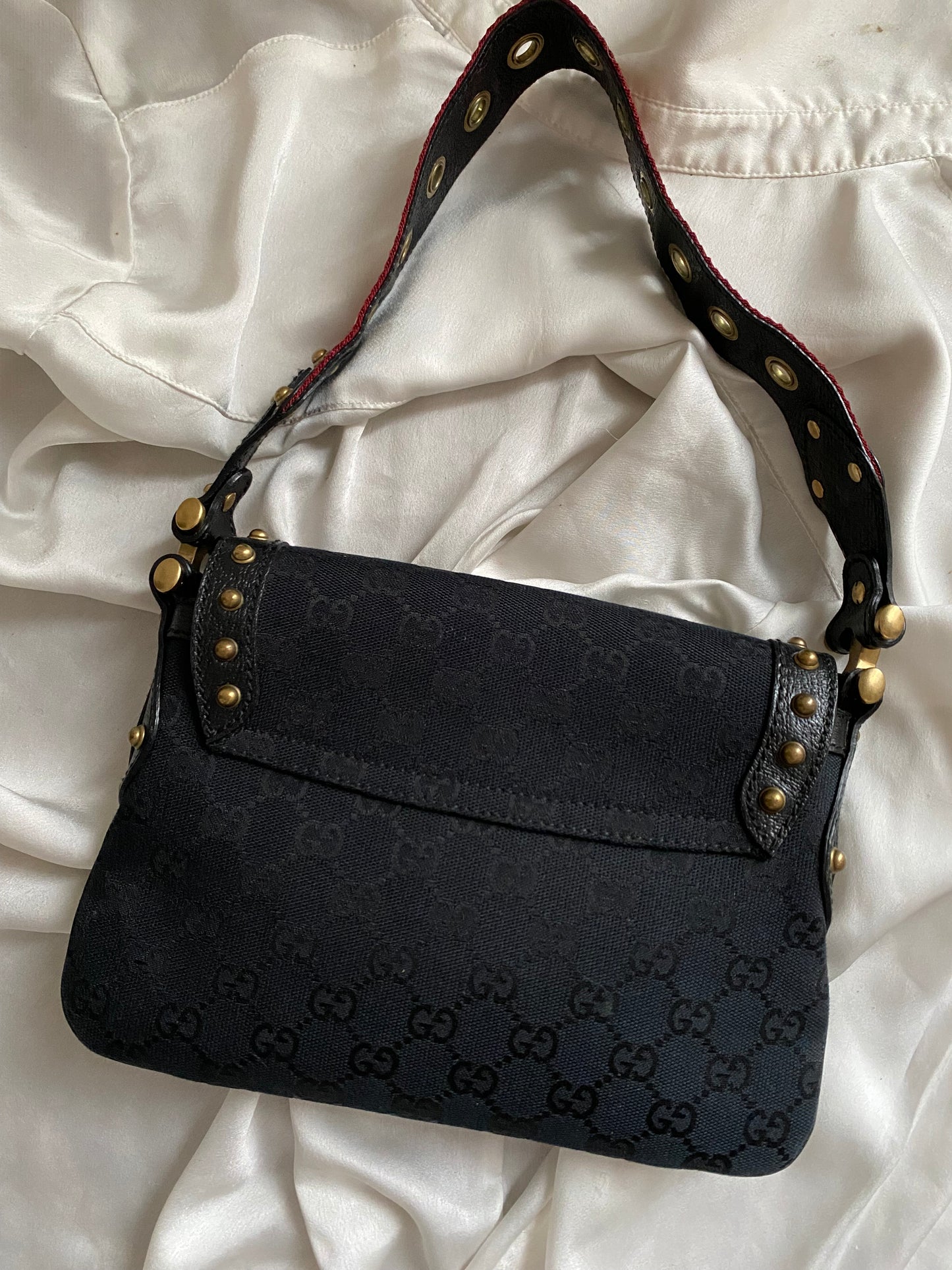 Gucci Pelham horsebit monogram nero