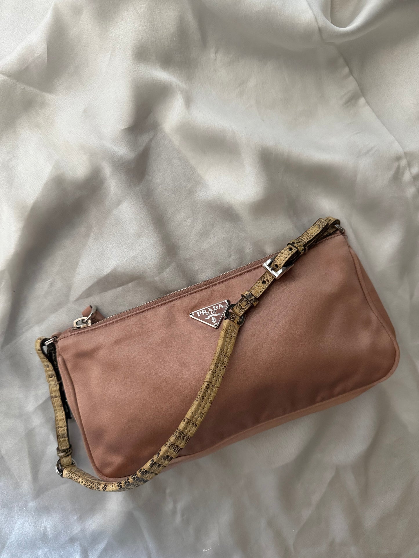 Prada hobo 2002 seta e pitone