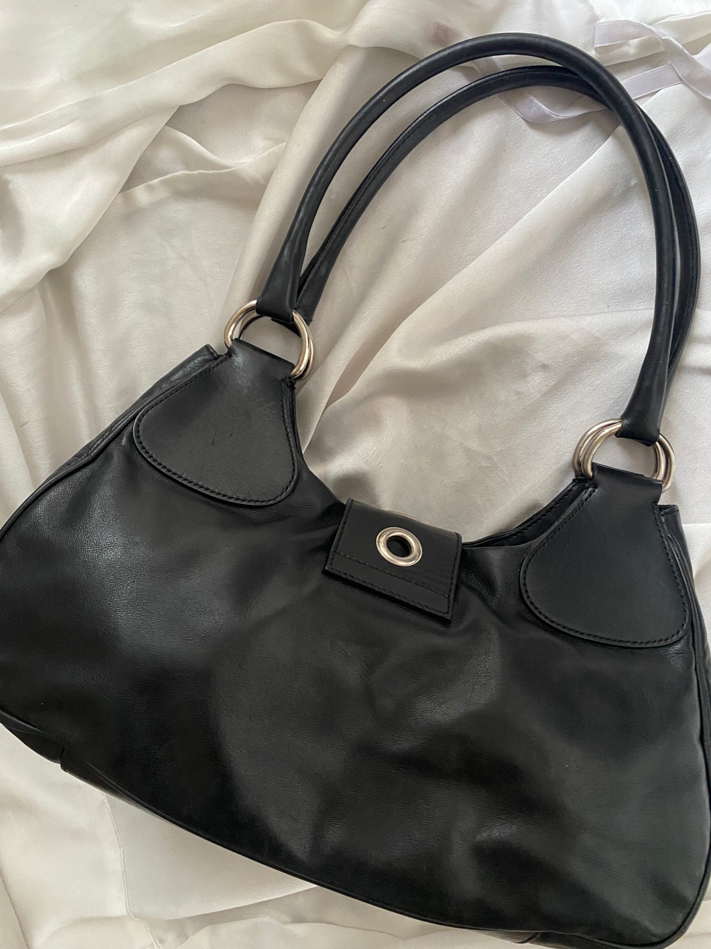Prada Moon black leather
