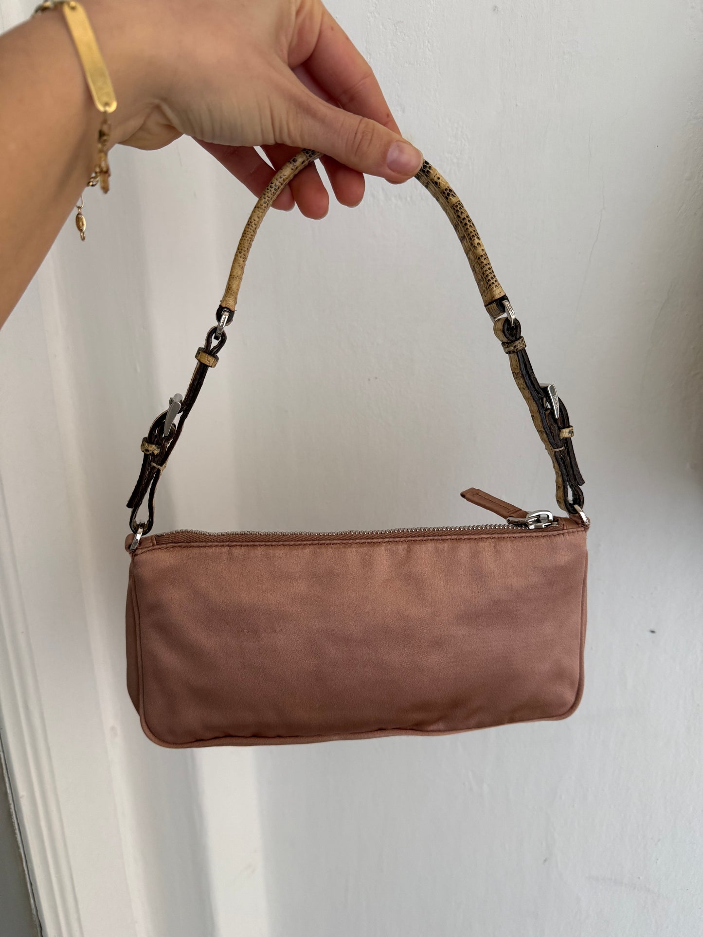 Prada hobo 2002 seta e pitone