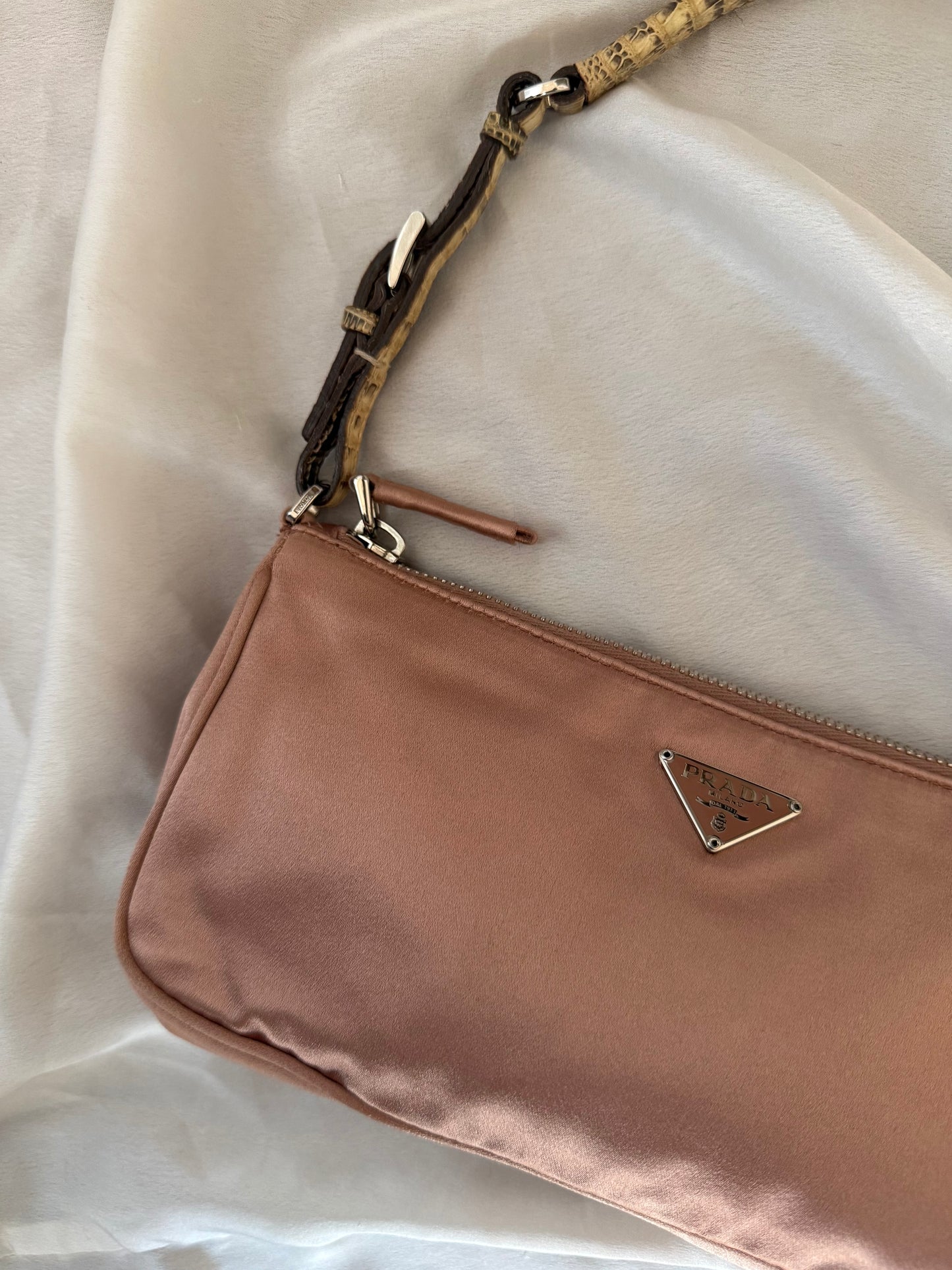 Prada hobo 2002 seta e pitone
