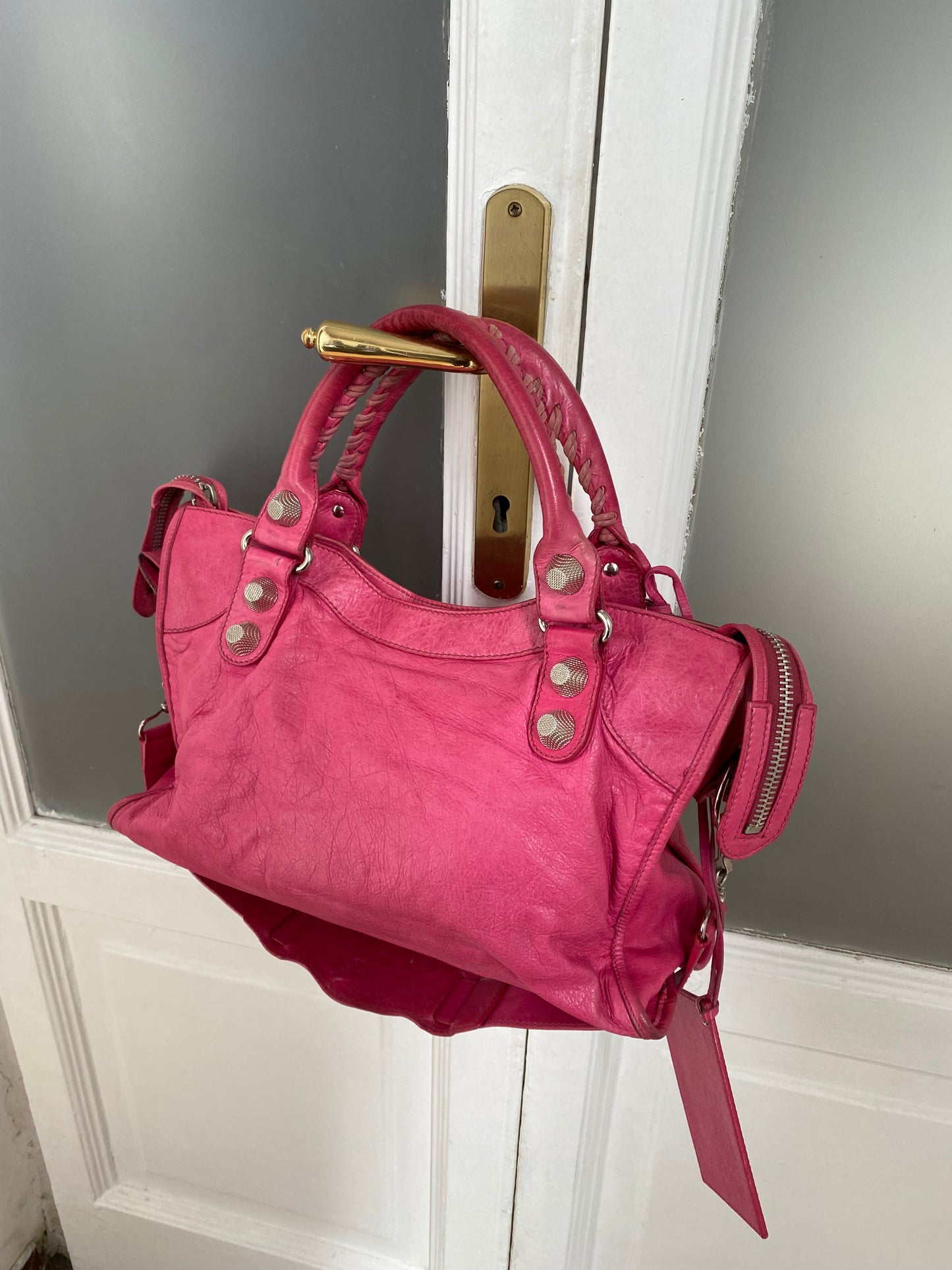 Balenciaga classic city sorbet pink