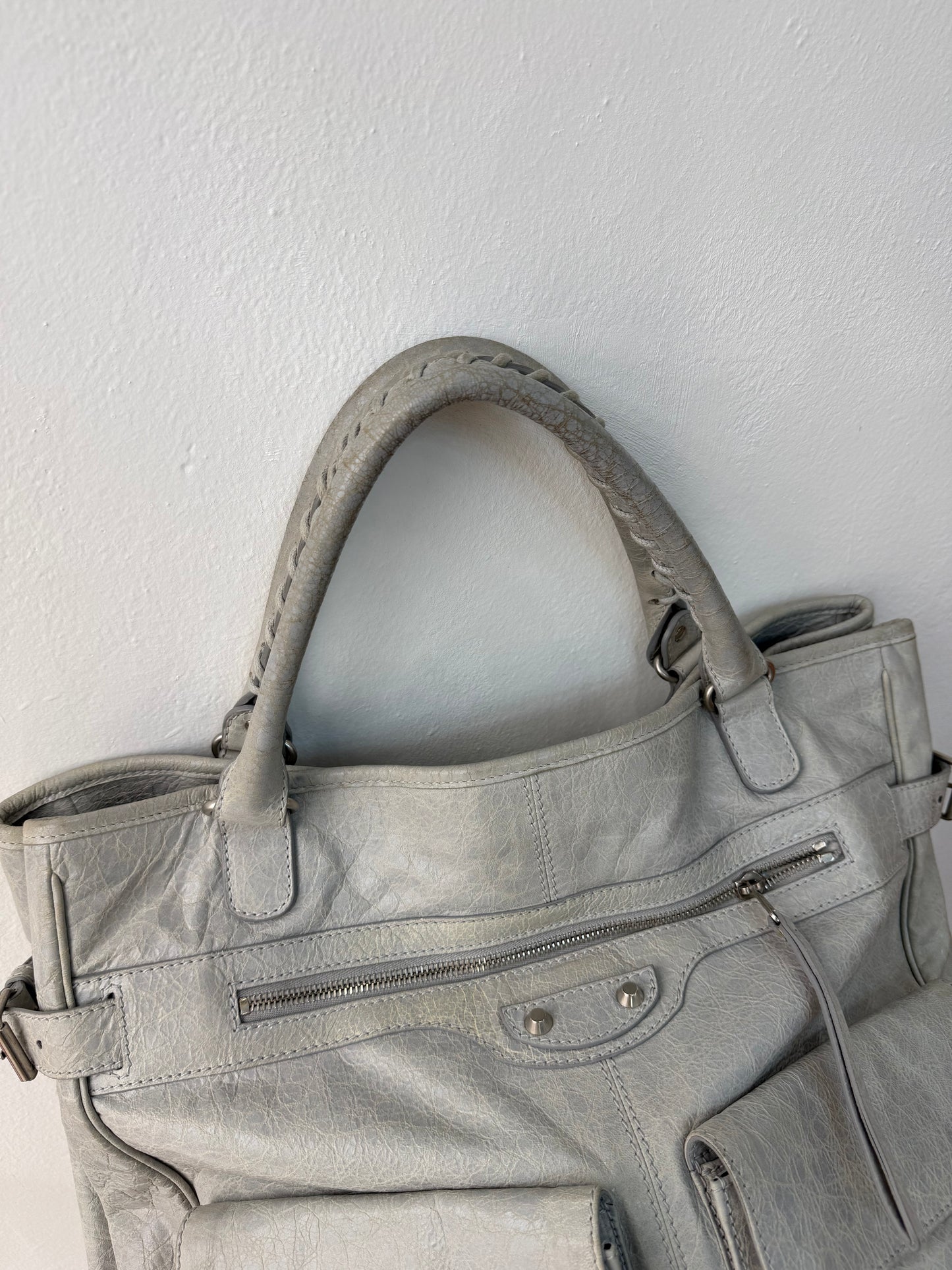 Balenciaga cube pocket argent f/w 2008