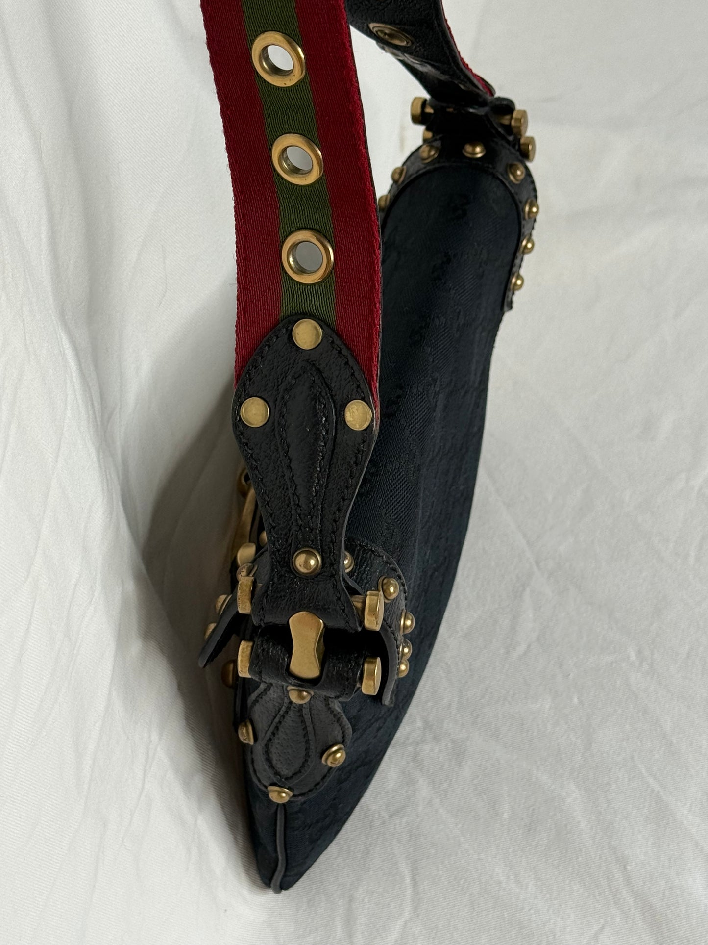 Gucci Pelham horsebit monogram black