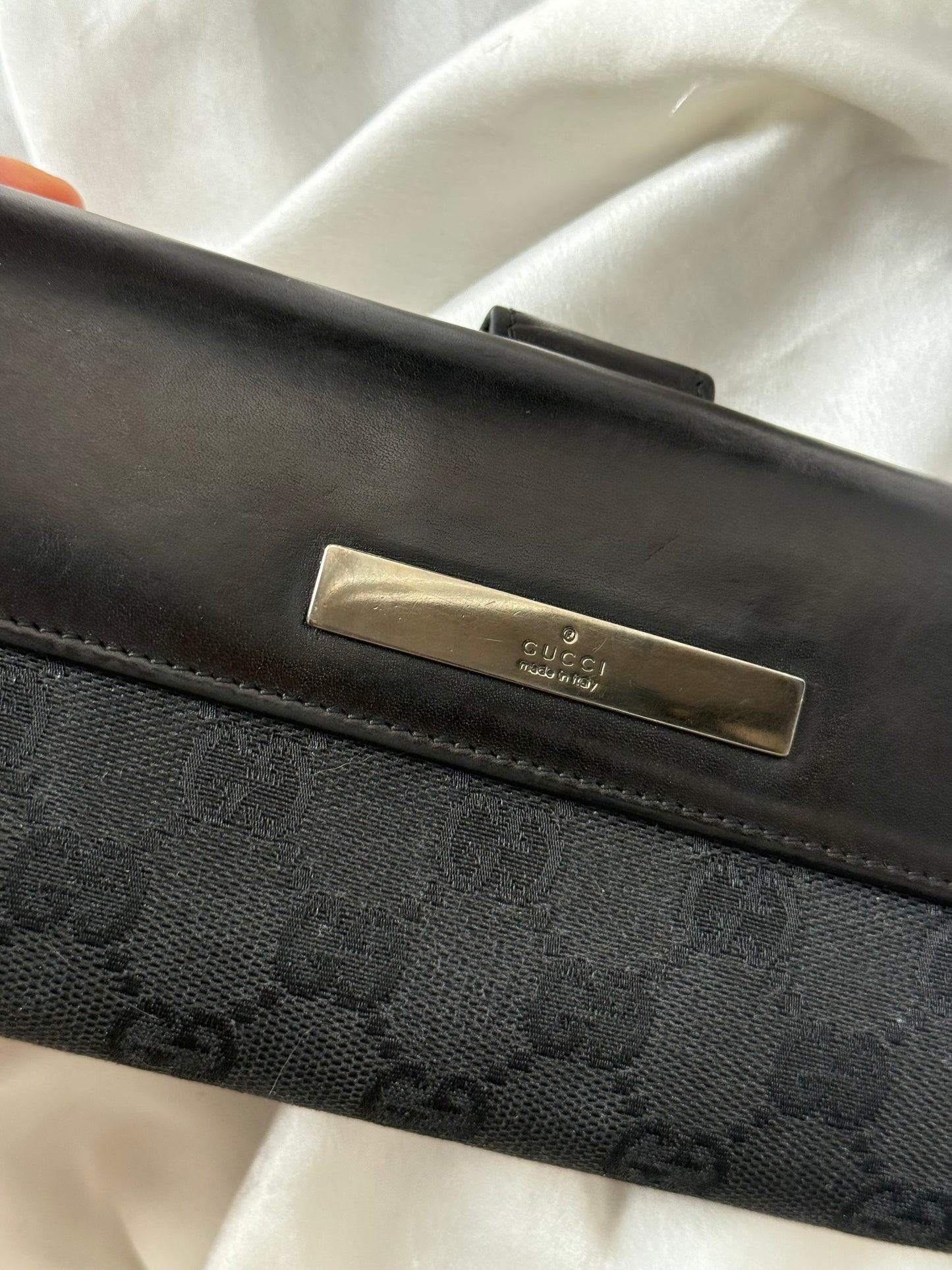 Gucci portafoglio monogram black