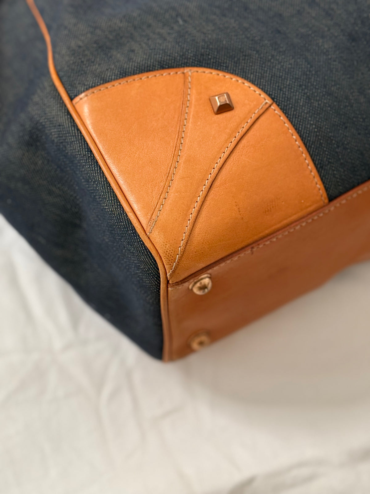 Gucci bardot denim